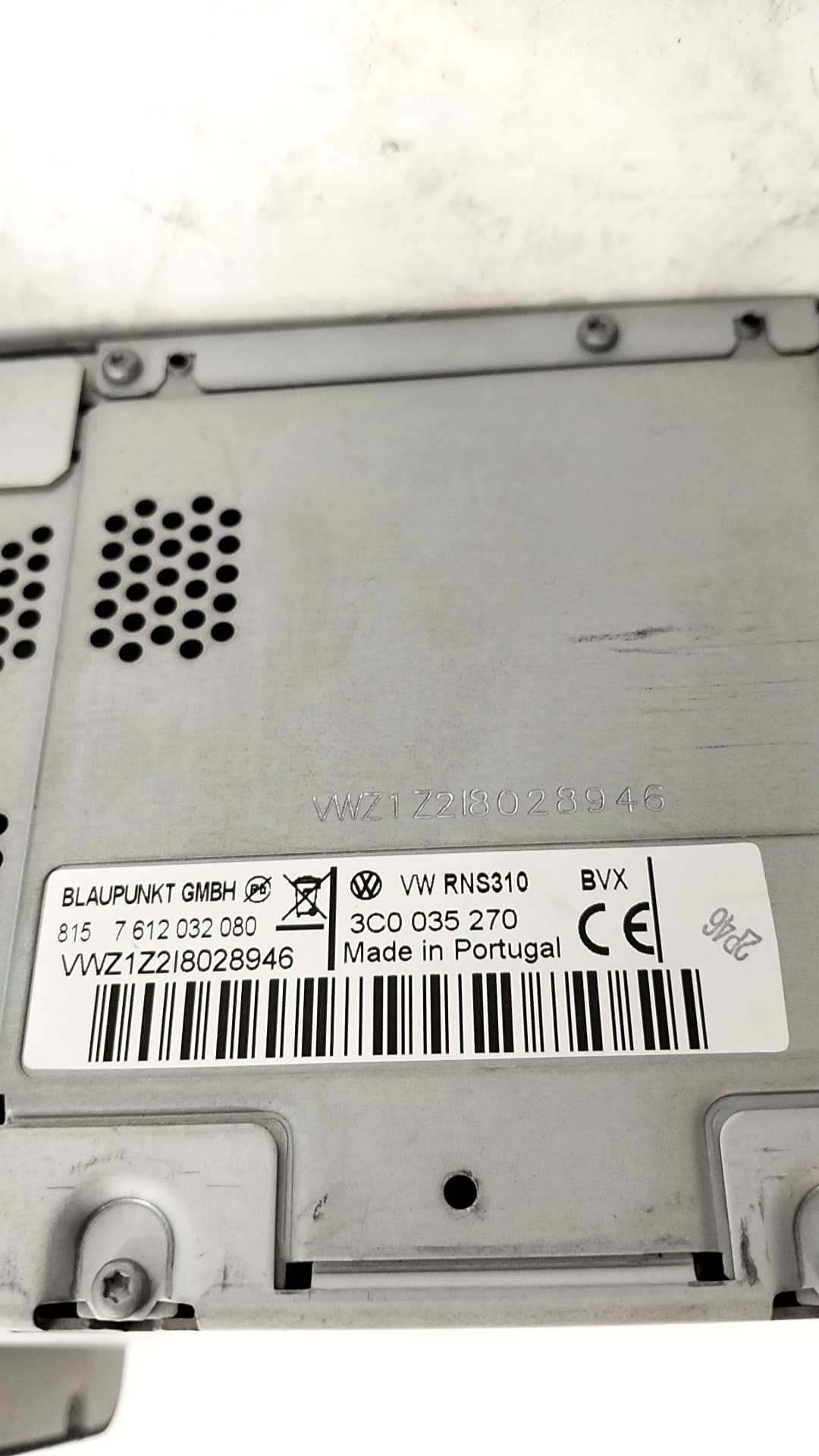 Pantalla multifuncion VOLKSWAGEN GOLF V BERLINA (1K1) 5