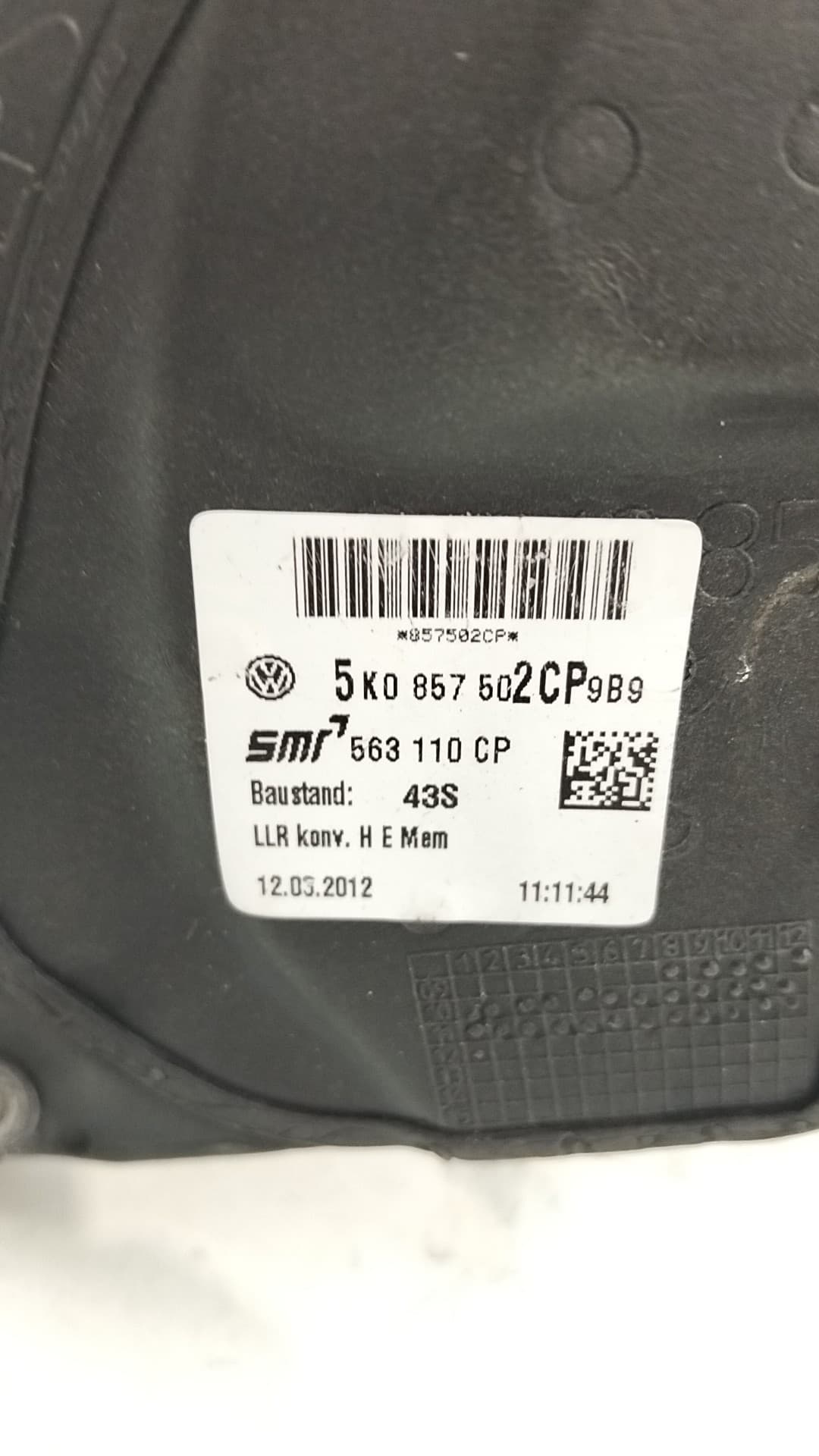 Retrovisor derecho VOLKSWAGEN GOLF V BERLINA (1K1) 3