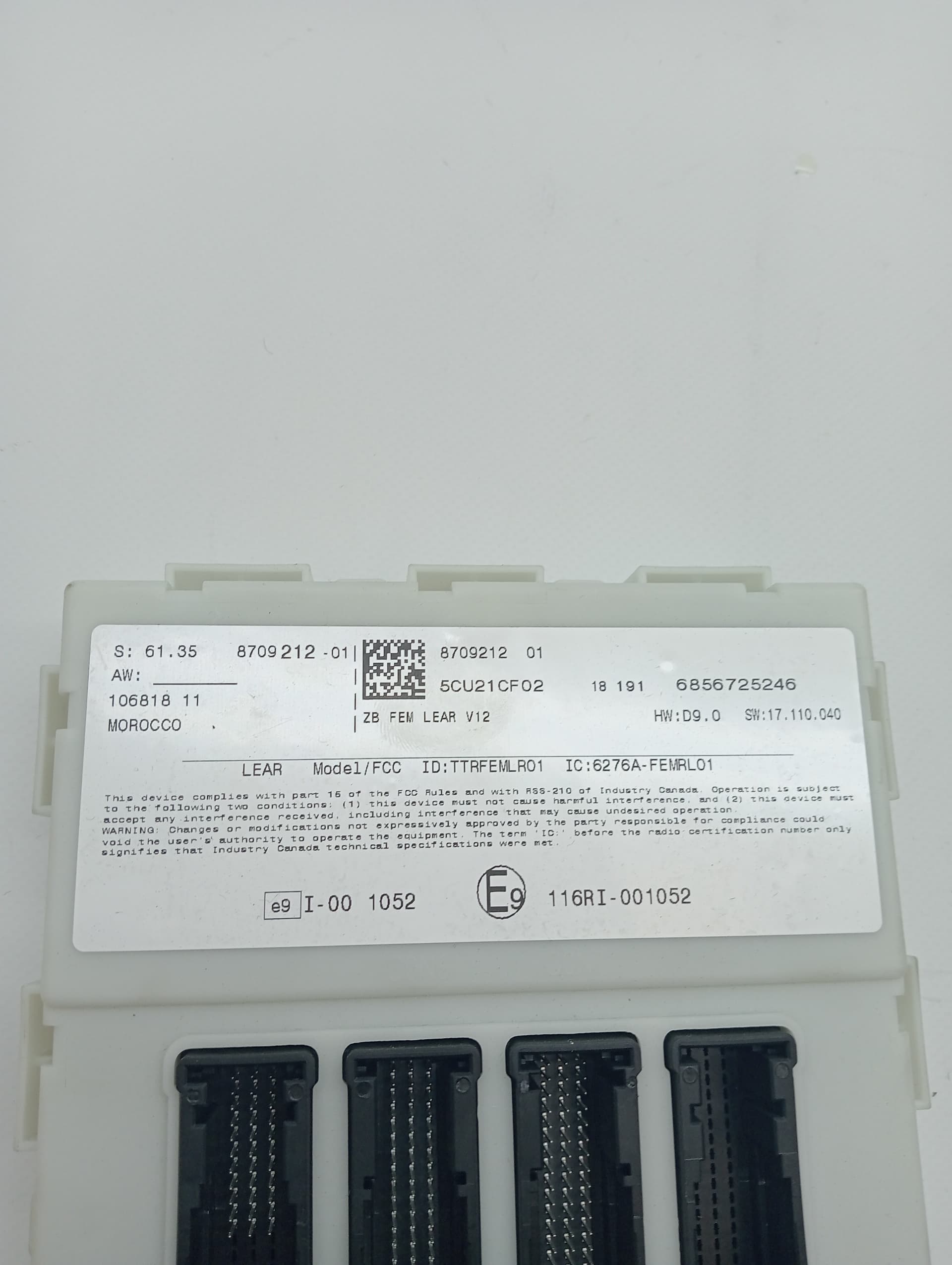 Caja reles / fusibles BMW SERIE 1 LIM 2