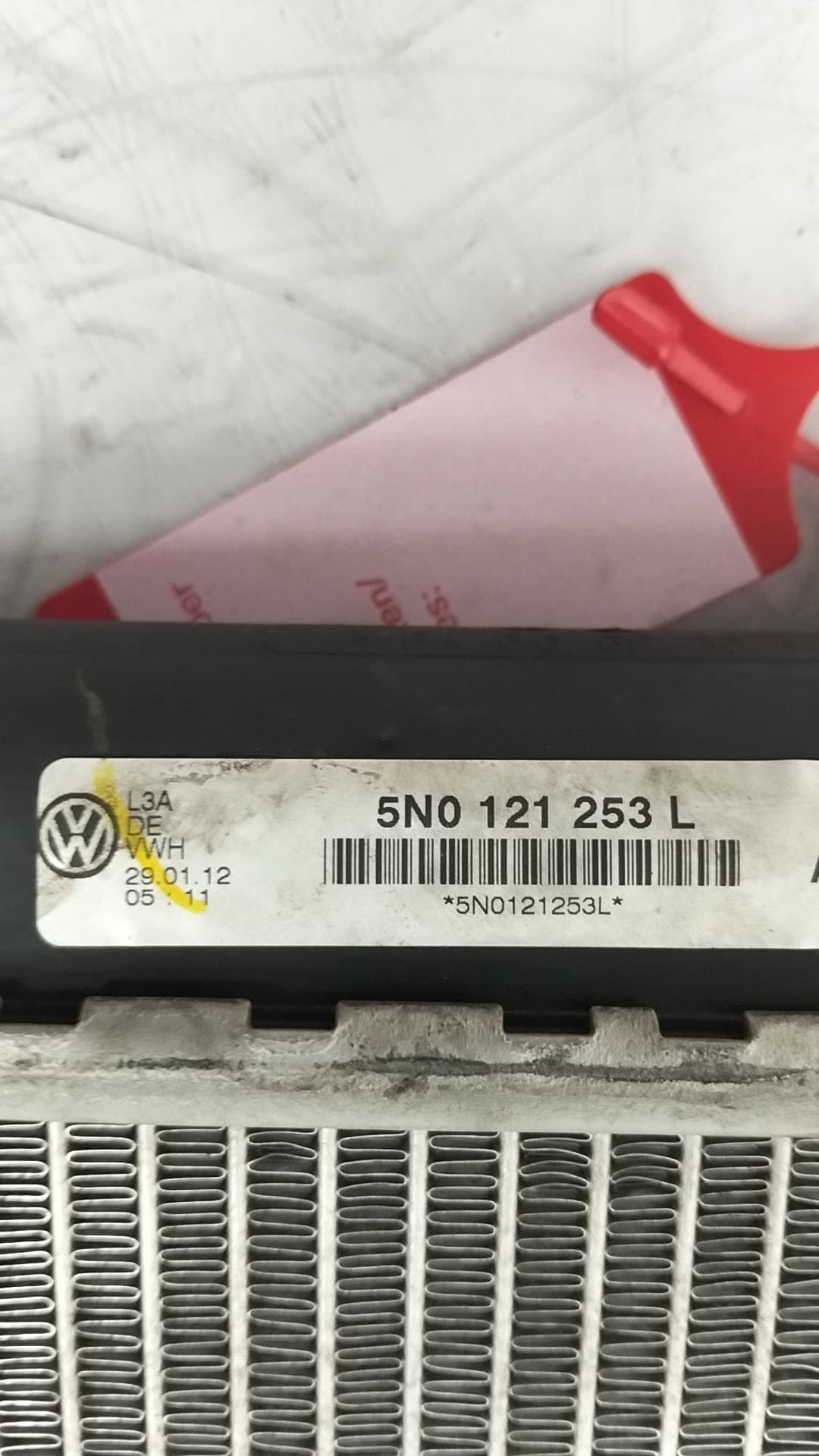 Radiador agua VOLKSWAGEN SHARAN (7N1, 7N2) 2