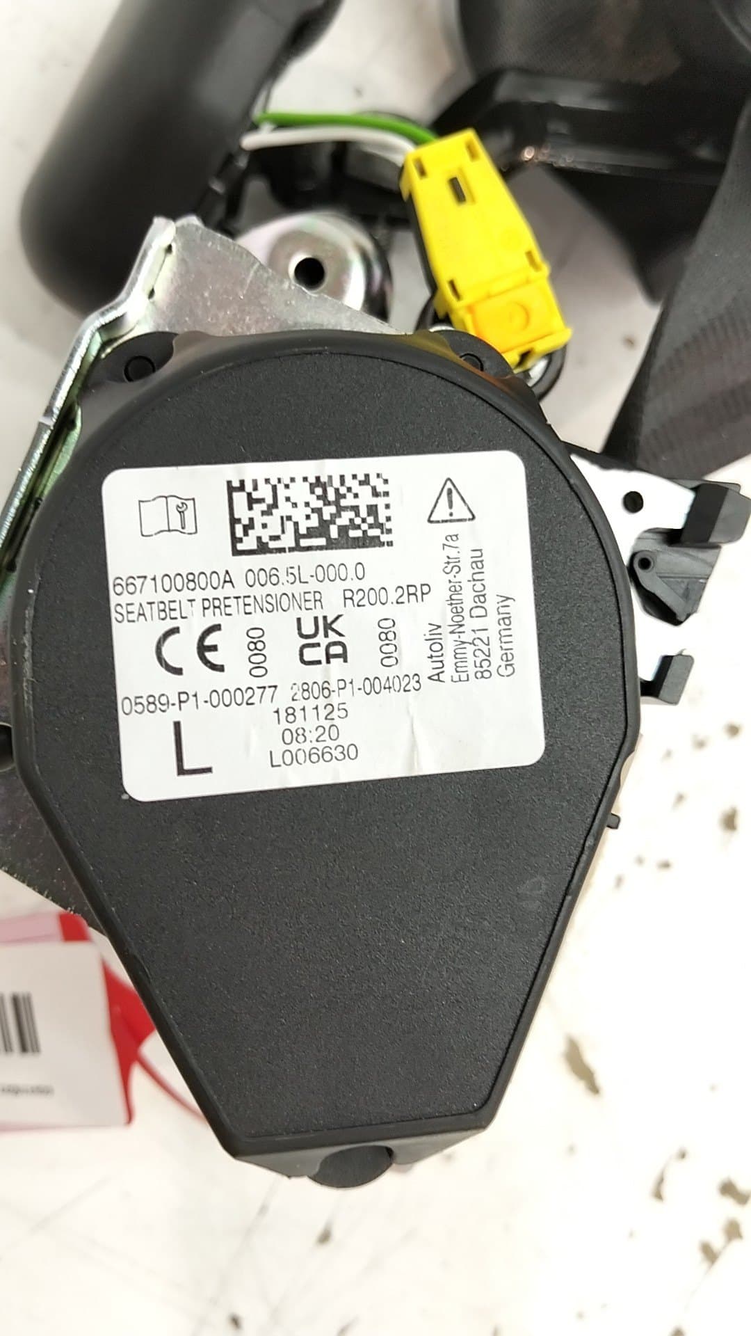 Cinturon seguridad delantero izquierdo OMODA 5 2