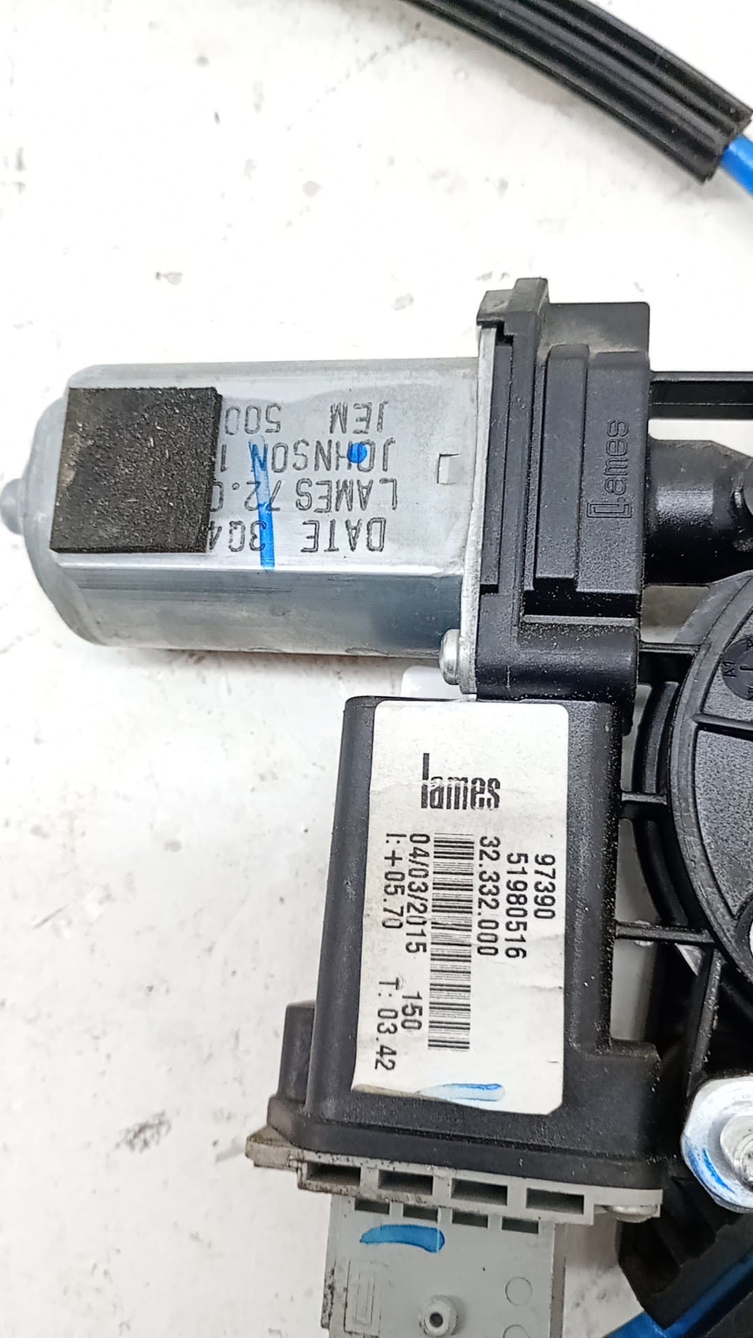 Elevalunas trasero izquierdo FIAT 500 L (330) 3
