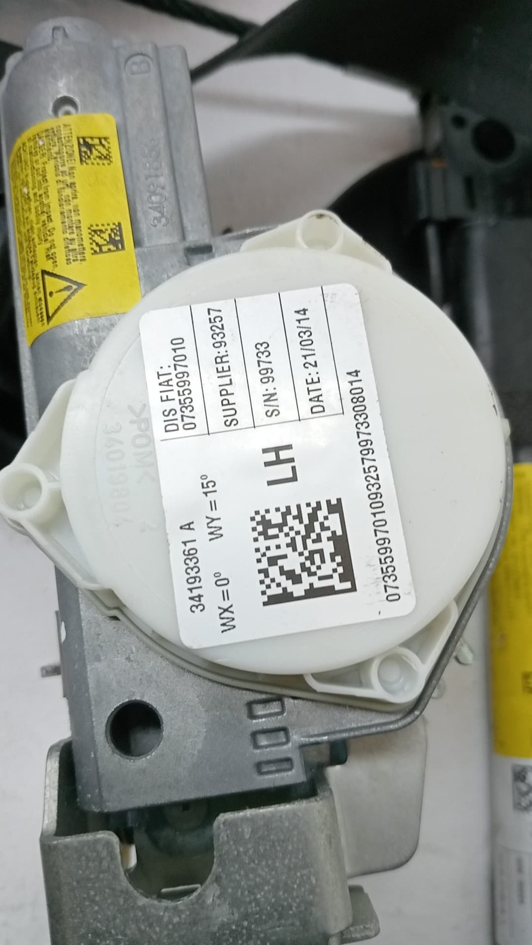 Kit airbag FIAT 500 L (330) 3