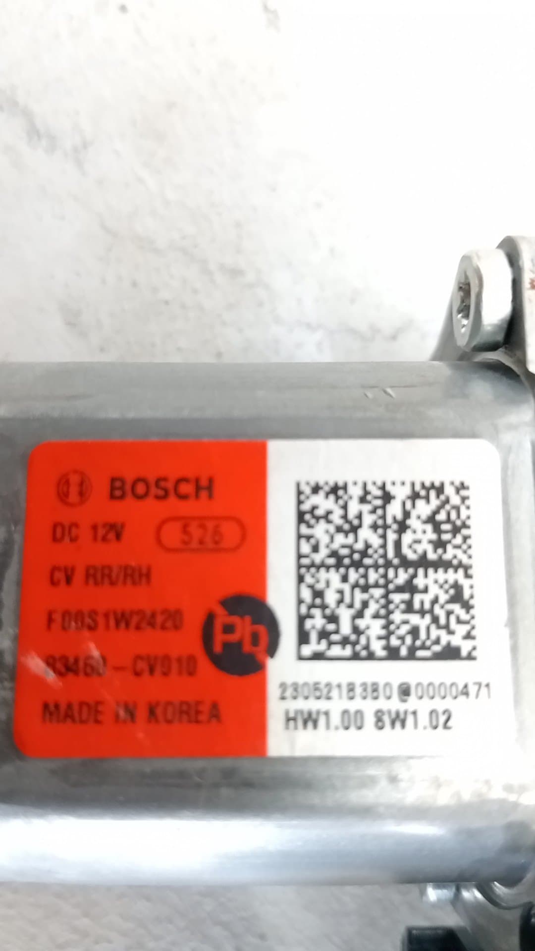 Motor elevalunas trasero derecho KIA EV6 (CV) 2