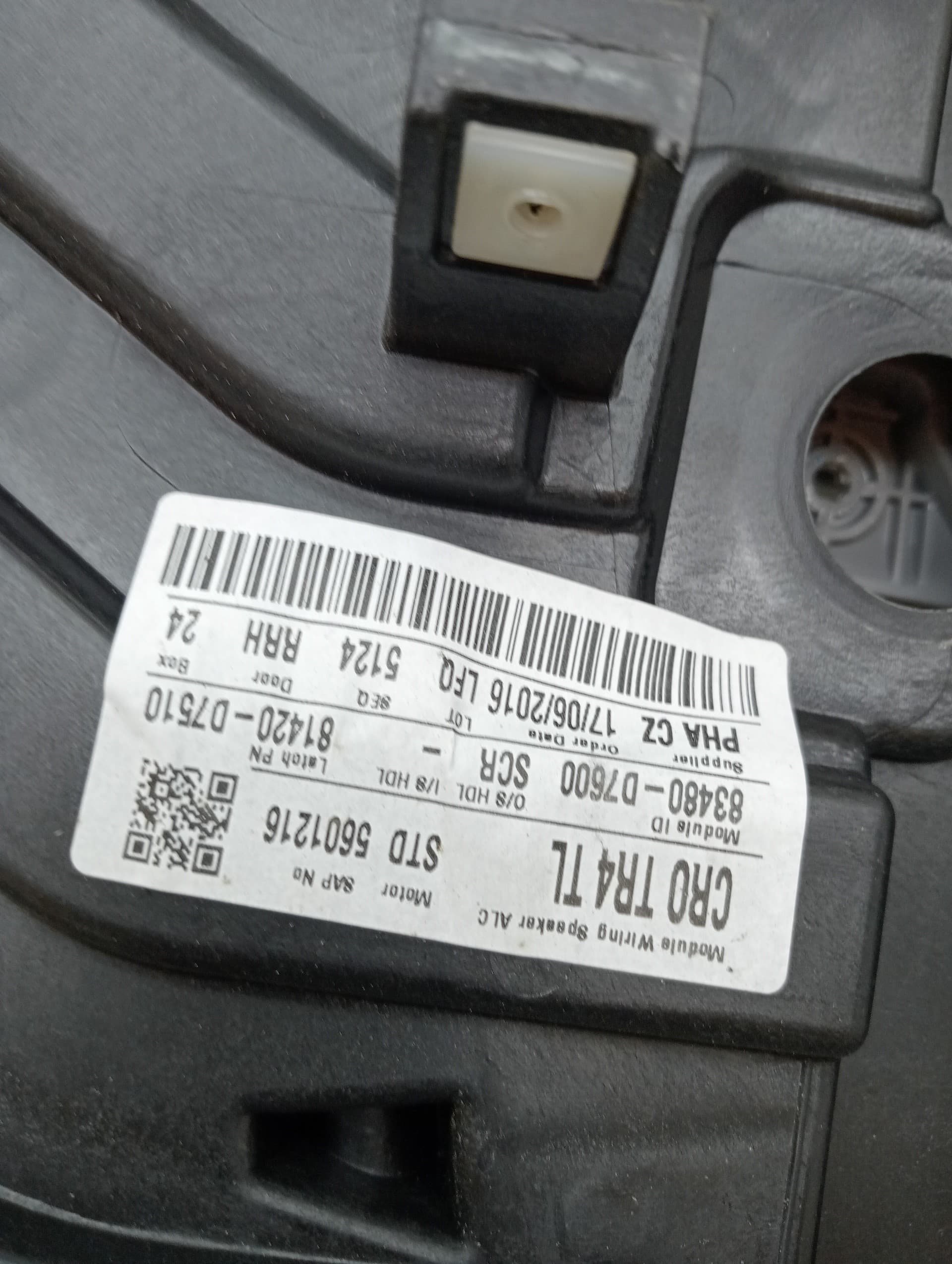 Elevalunas trasero derecho HYUNDAI TUCSON 2