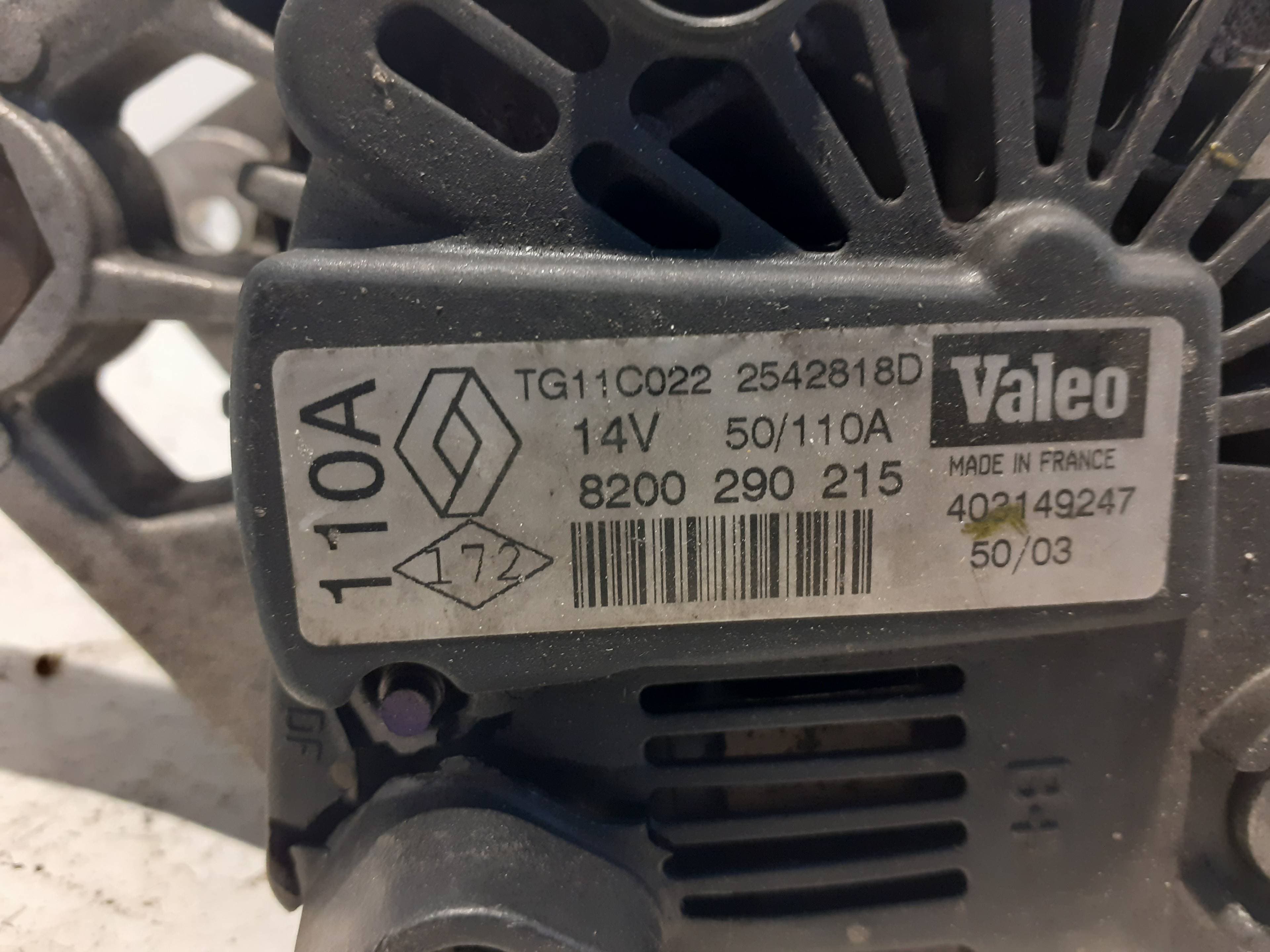 Alternador RENAULT KANGOO (F/KC0) 2