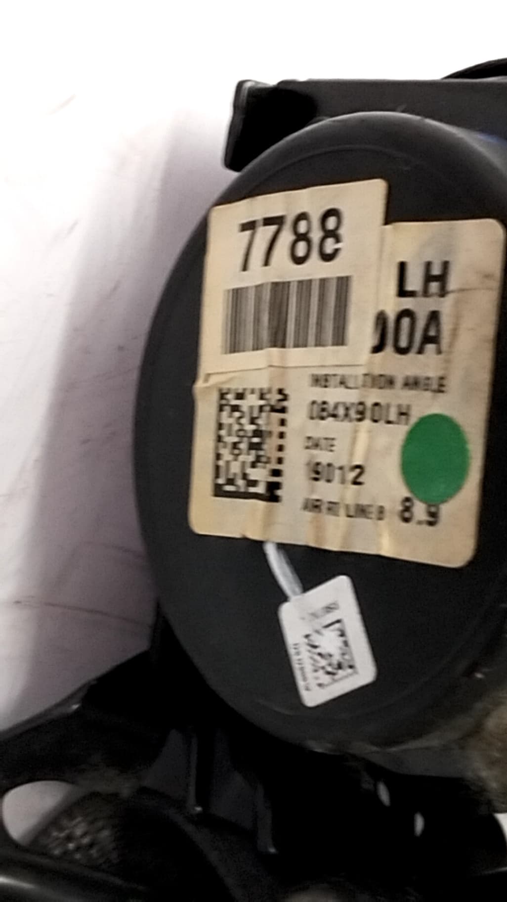 Cinturon seguridad delantero izquierdo CHEVROLET AVEO HATCHBACK (T300) 3