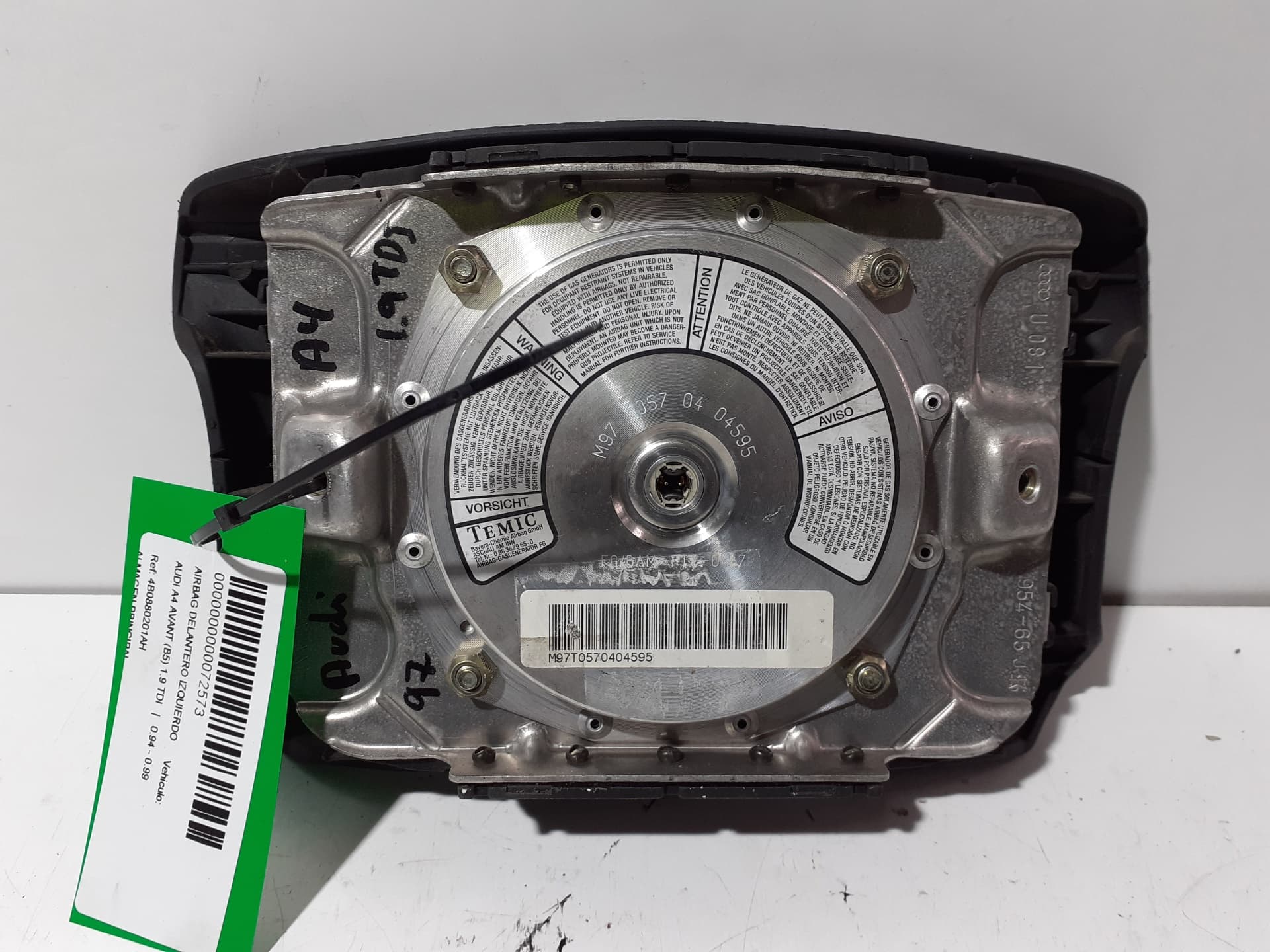 Airbag delantero izquierdo AUDI A4 AVANT (B5) 4