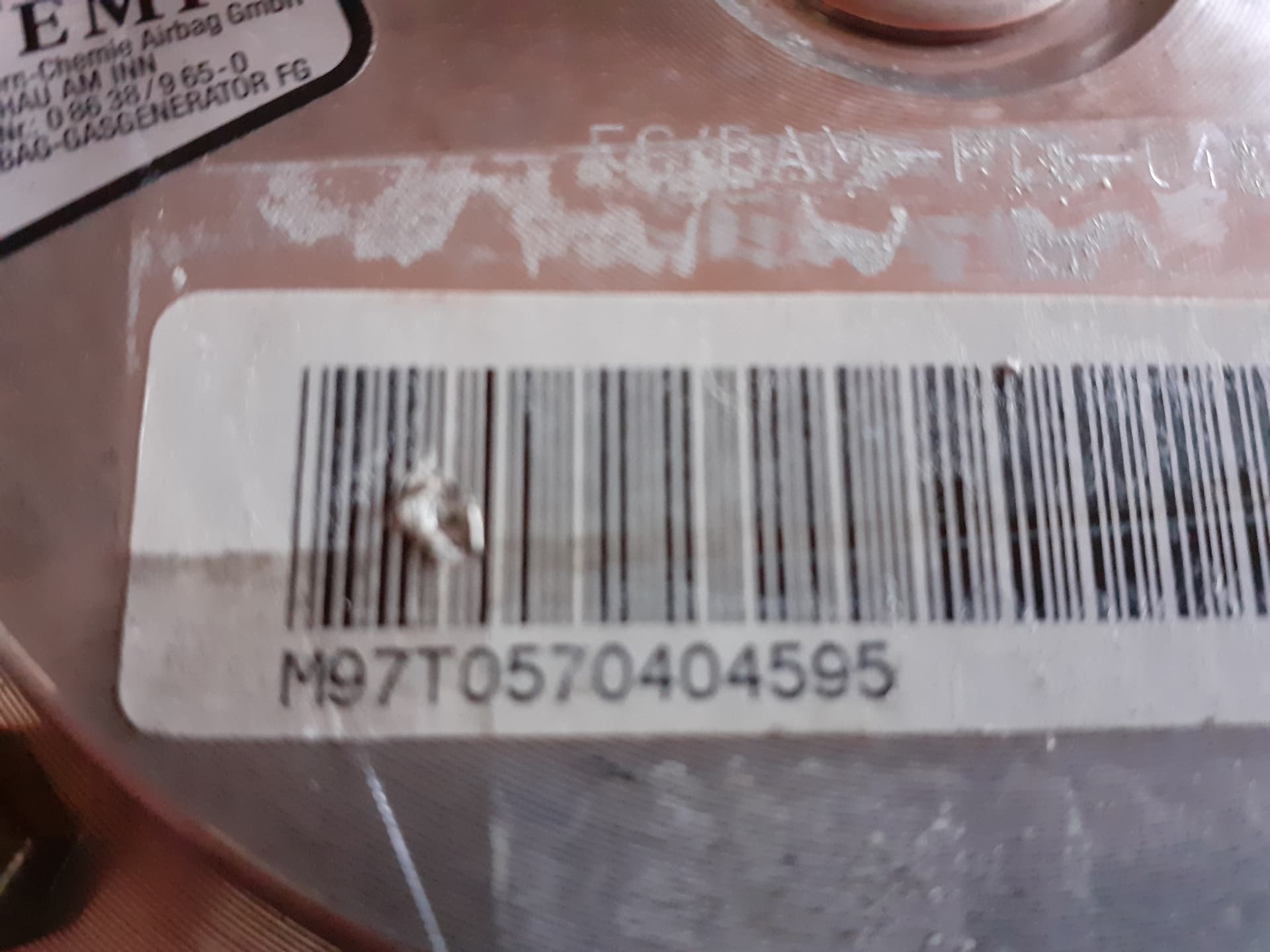 Airbag delantero izquierdo AUDI A4 AVANT (B5) 3