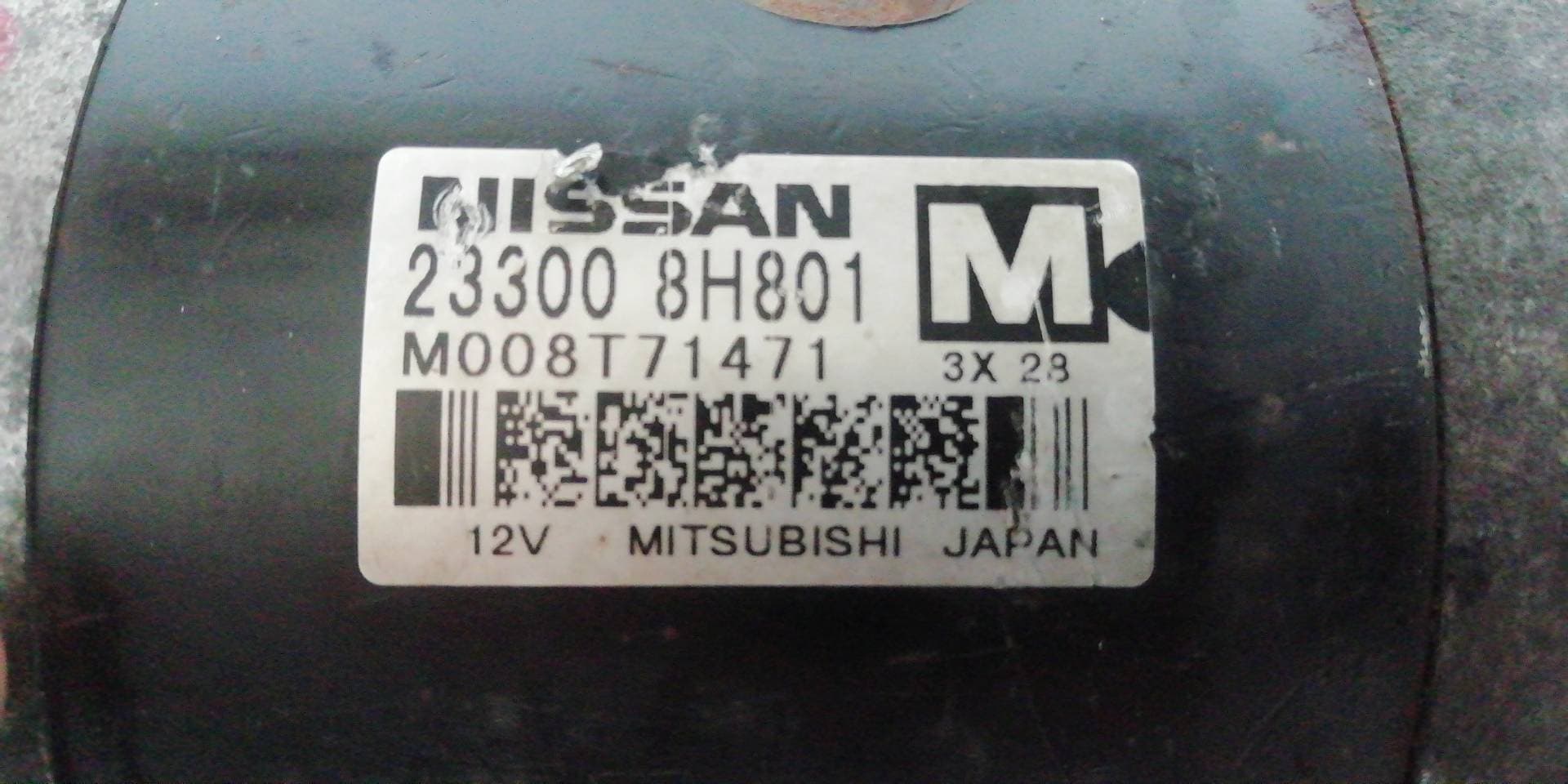 Motor arranque NISSAN ALMERA TINO (V10M) 2