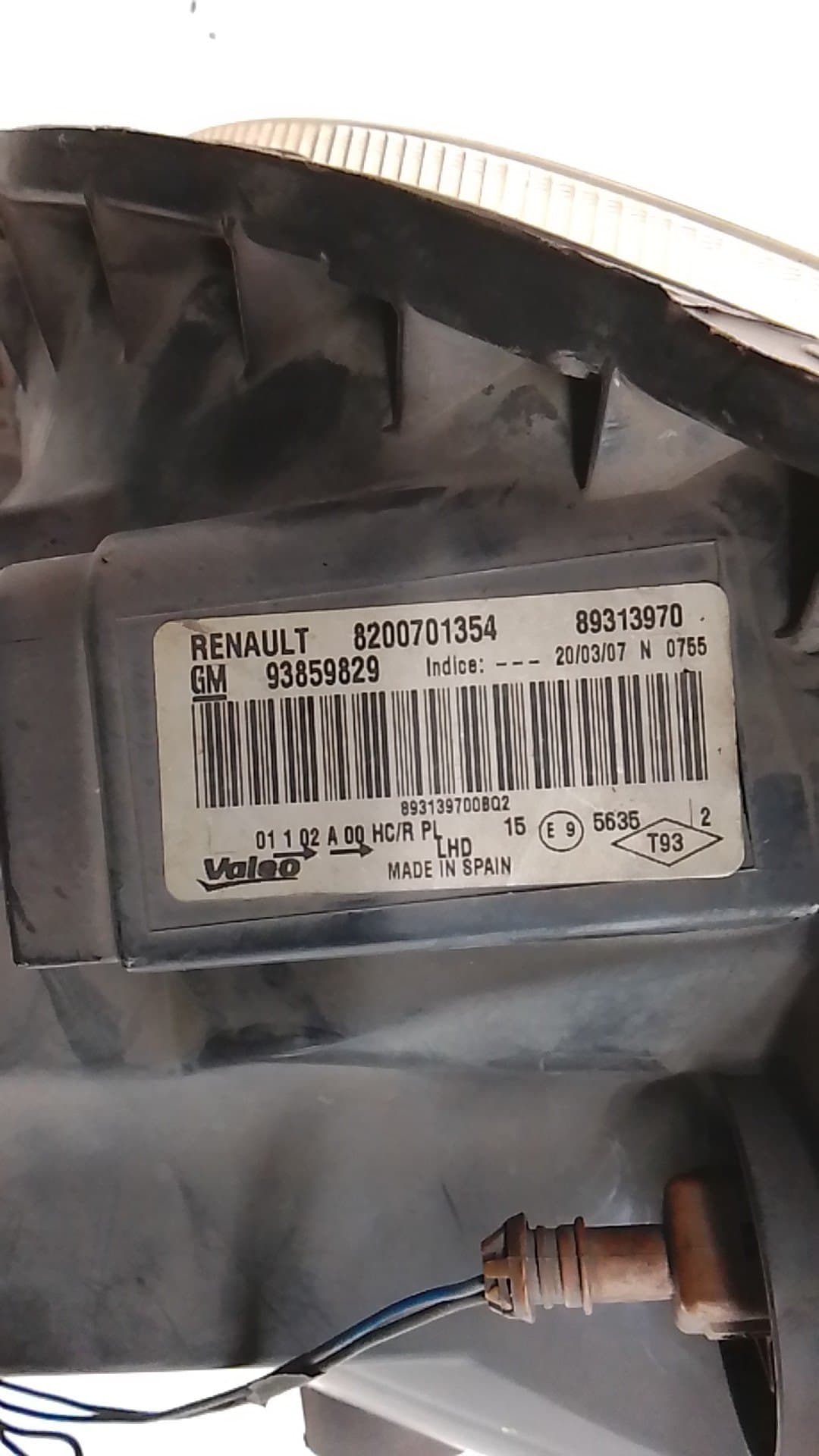 Faro izquierdo NISSAN PRIMASTAR FURGONETA (X83) 2