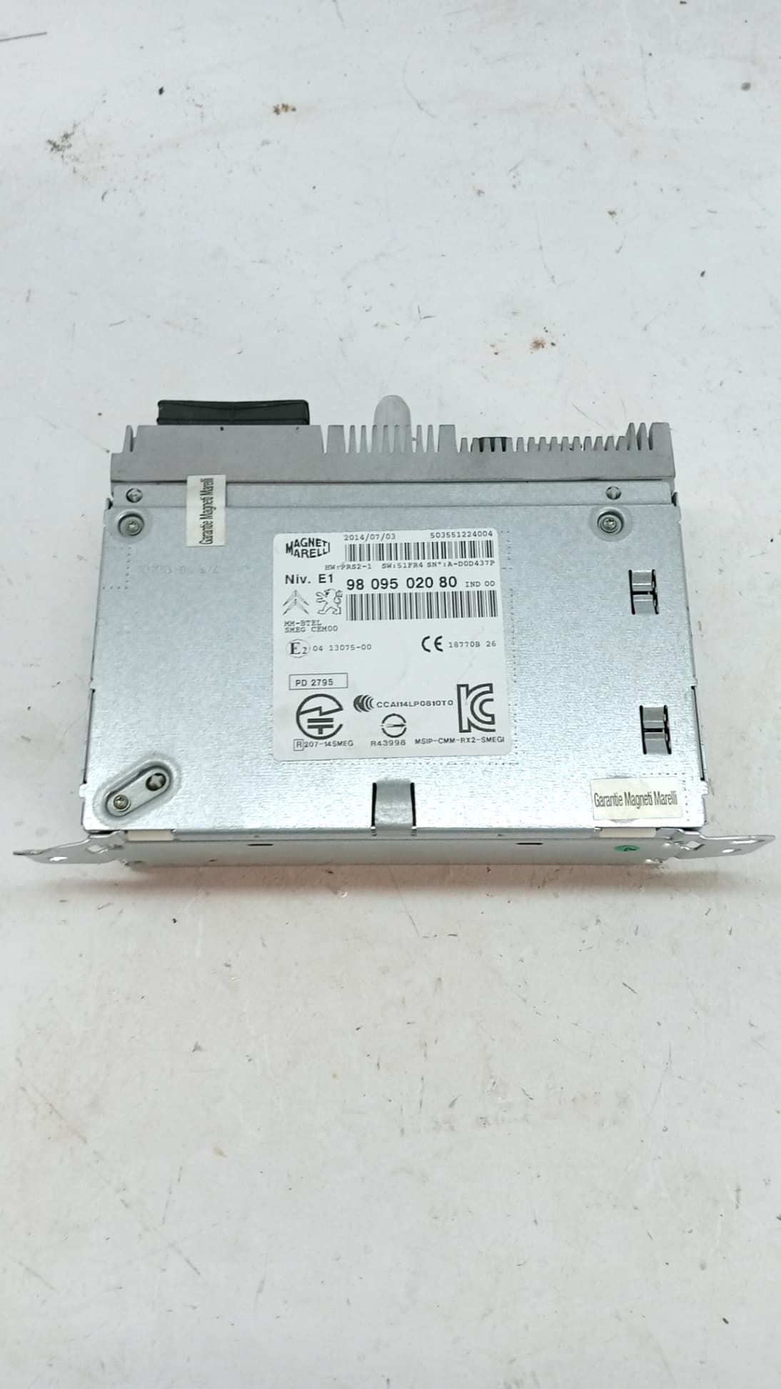 Sistema audio / radio cd PEUGEOT 208 (P2) 4