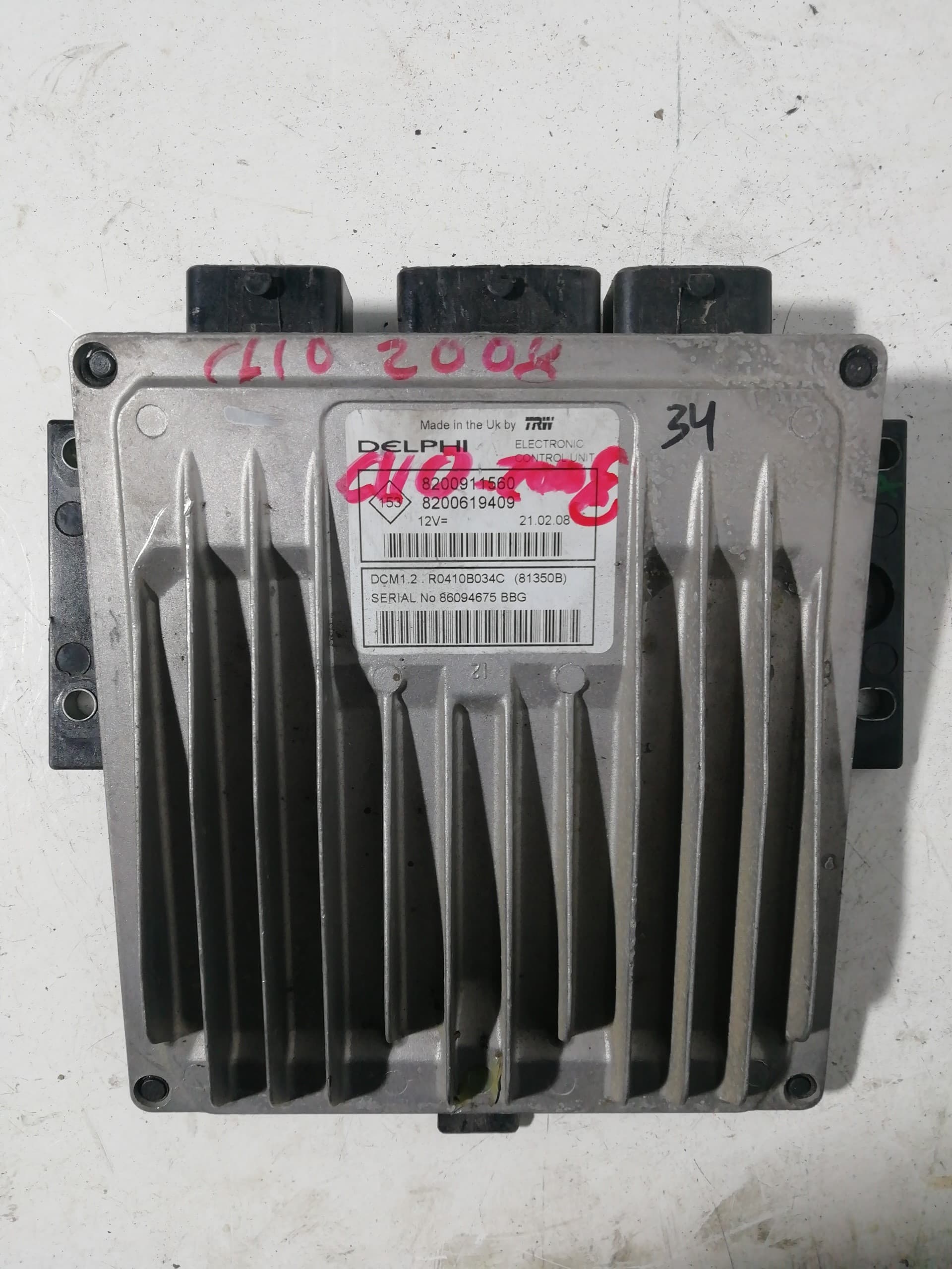 Centralita motor uce RENAULT CLIO III