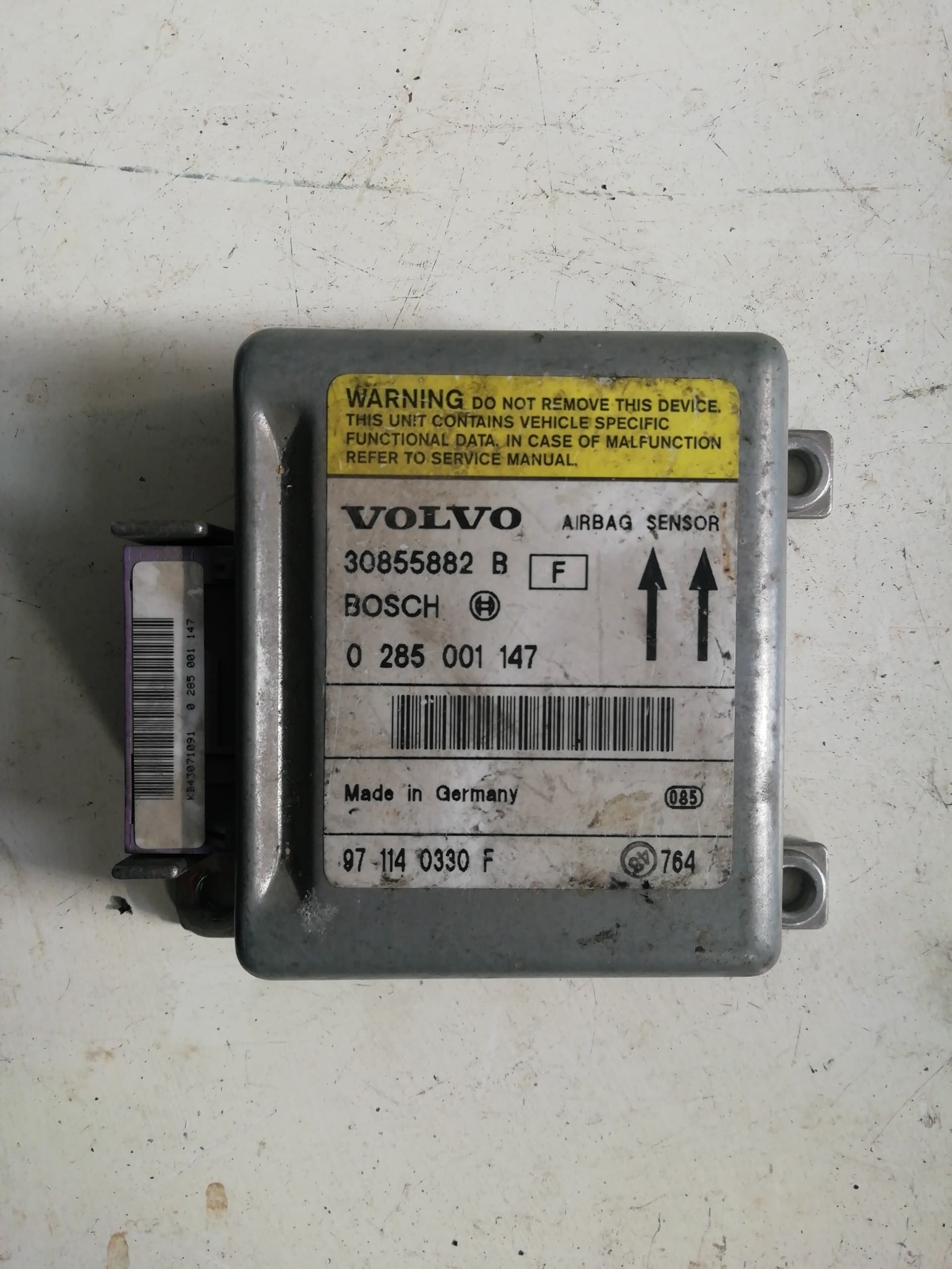 Centralita airbag VOLVO S40 BERLINA