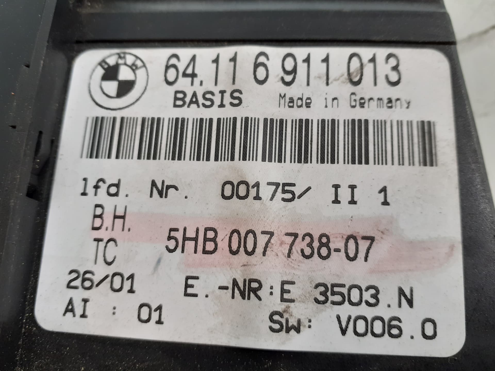 Mando climatizador BMW SERIE 3 BERLINA (E46) 2