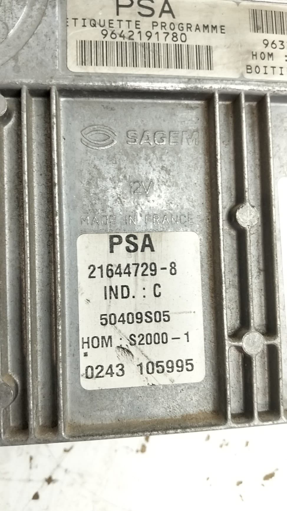 Centralita motor uce CITROEN C4 PICASSO 4