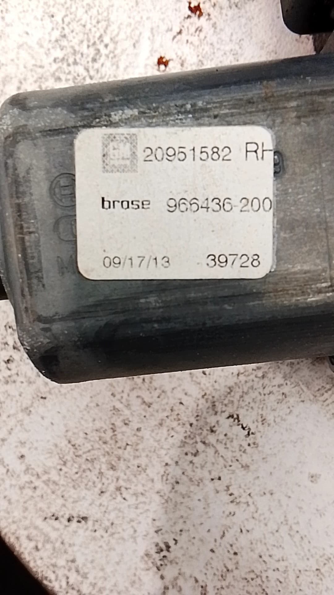 Motor elevalunas delantero derecho OPEL ASTRA J LIM. 3