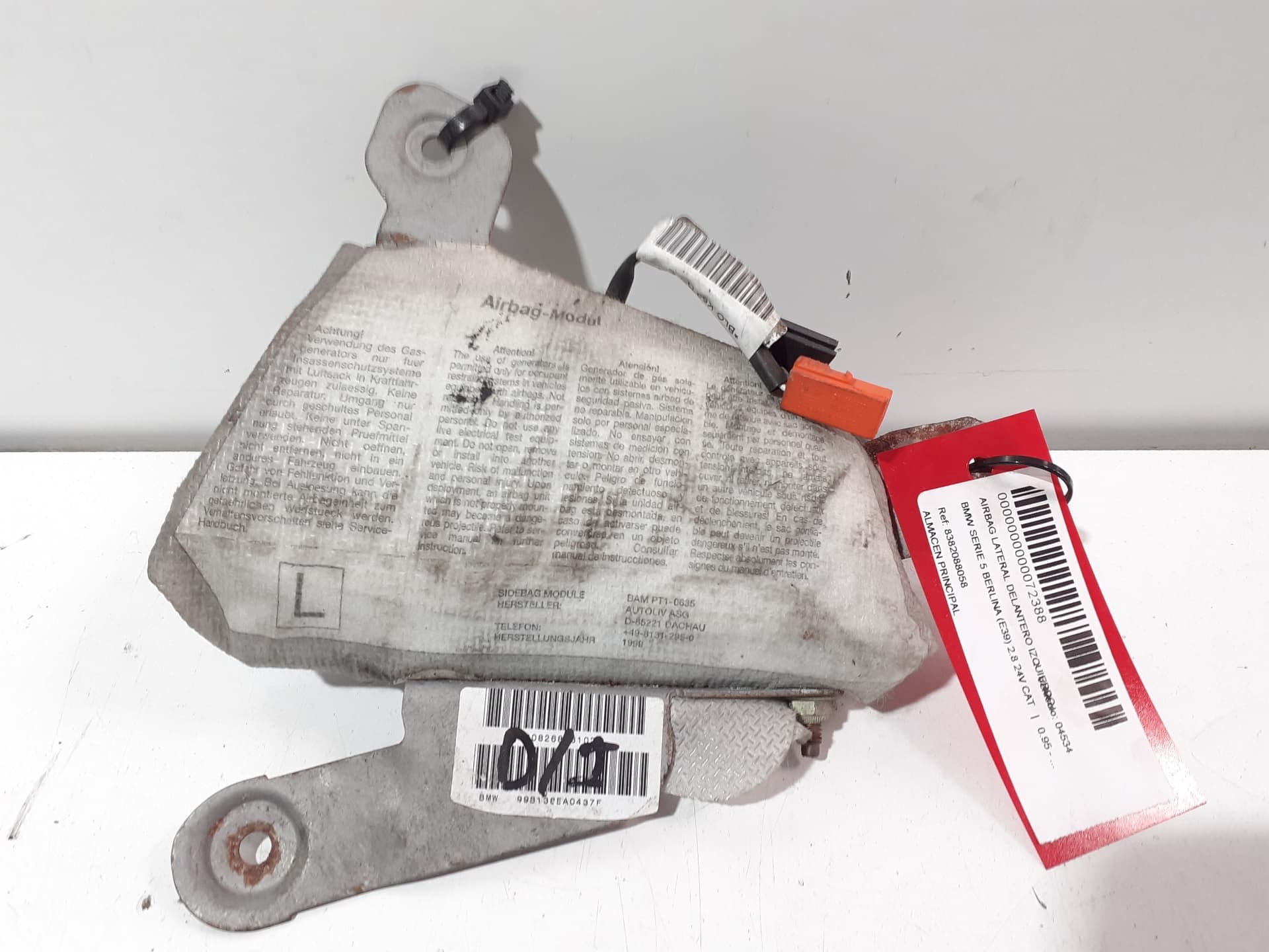 Airbag delantero izquierdo BMW SERIE 5 BERLINA (E39) 2