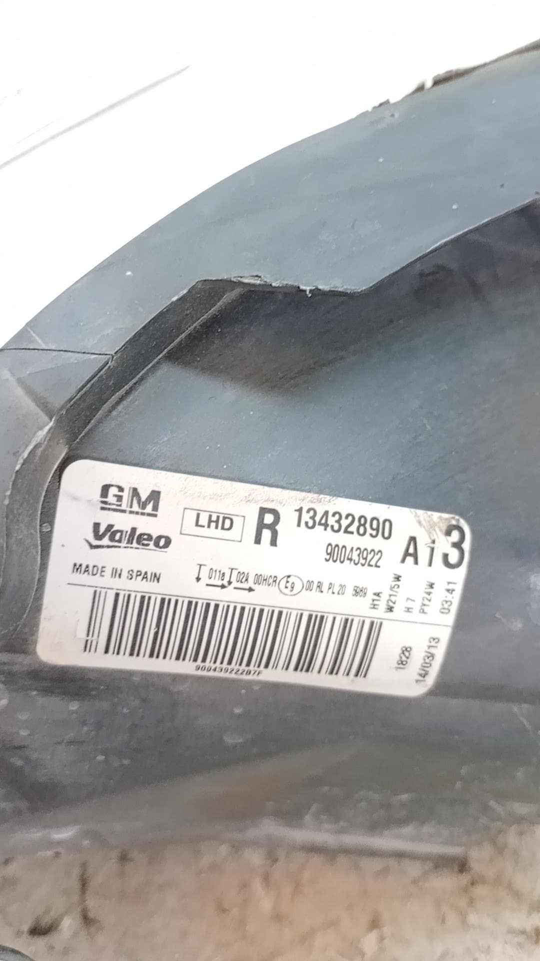 Recambio OPEL CORSA D ref. 13432890 3