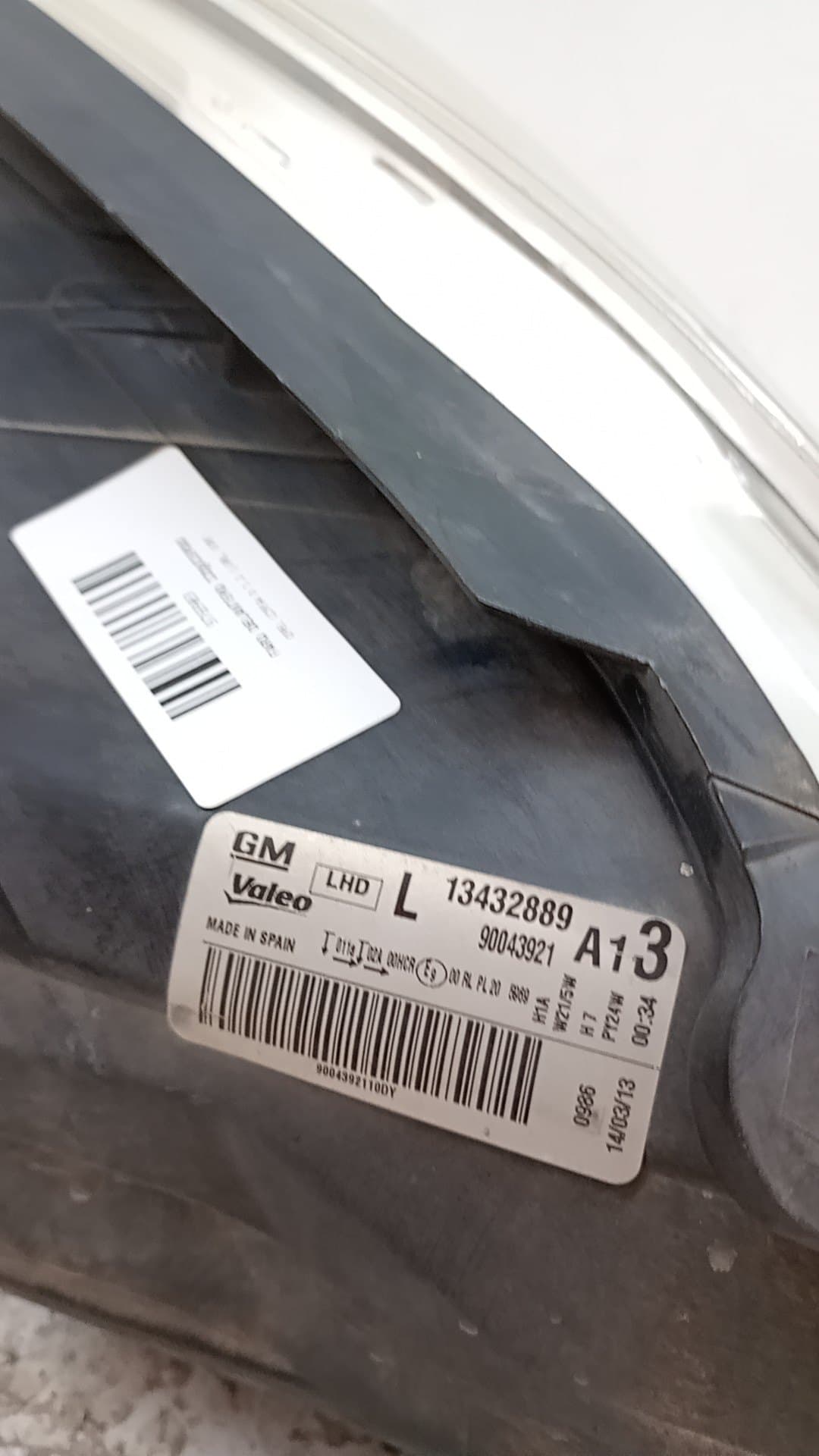 Recambio OPEL CORSA D ref. 13432889 3