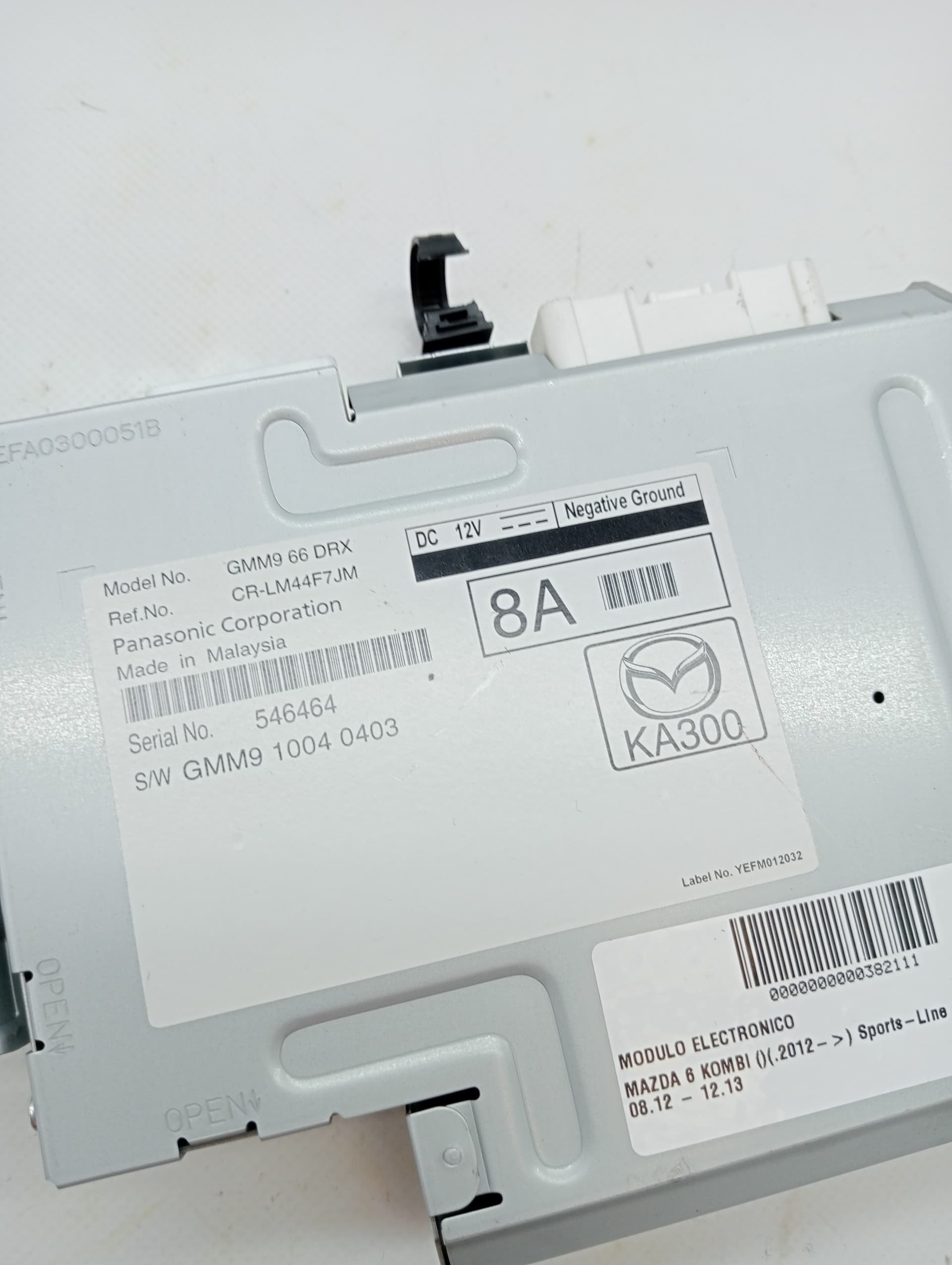 Modulo electronico MAZDA 6 KOMBI ()(.2012->) 3