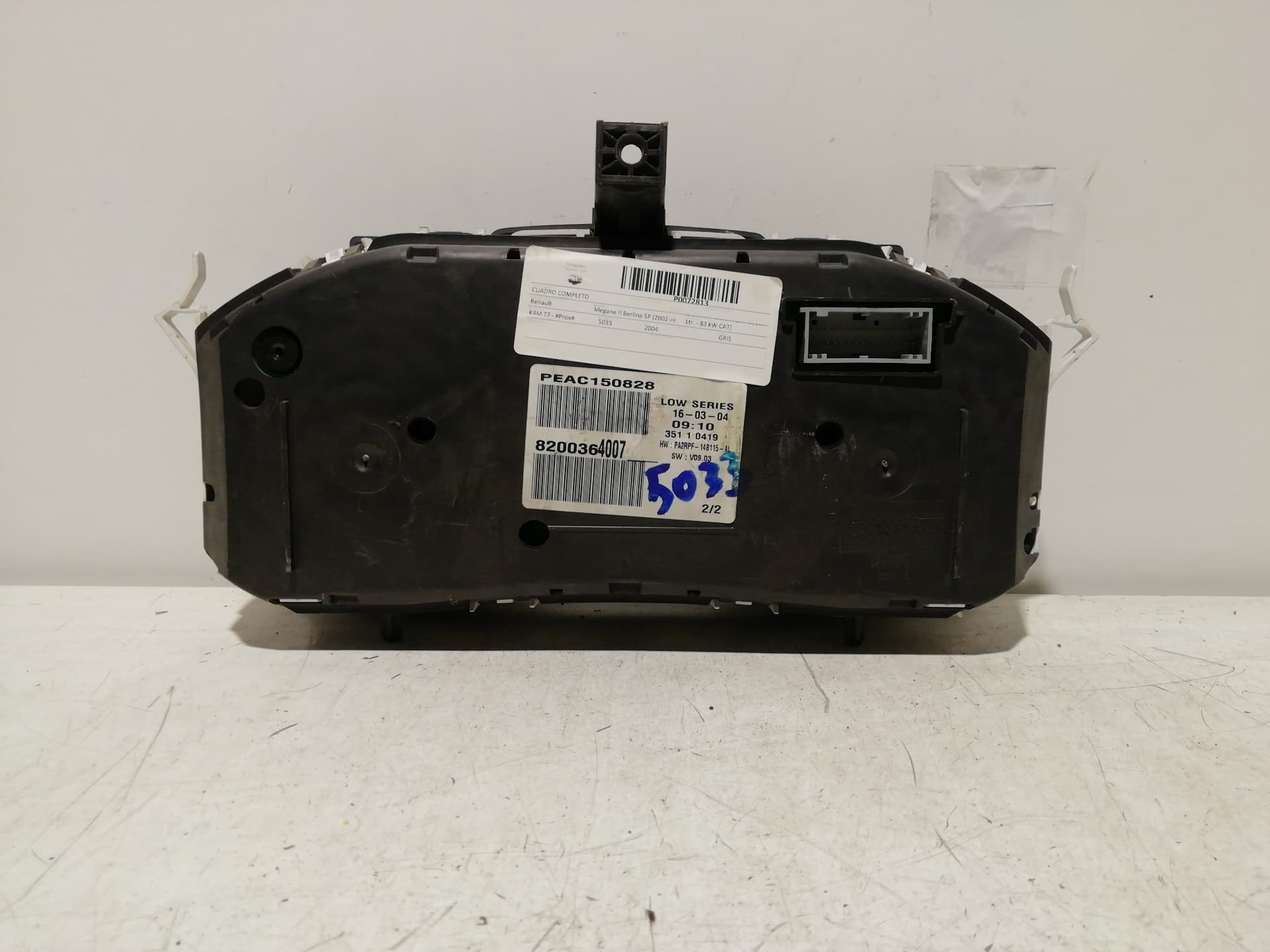 Cuadro instrumentos RENAULT MEGANE II CLASSIC BERLINA 2