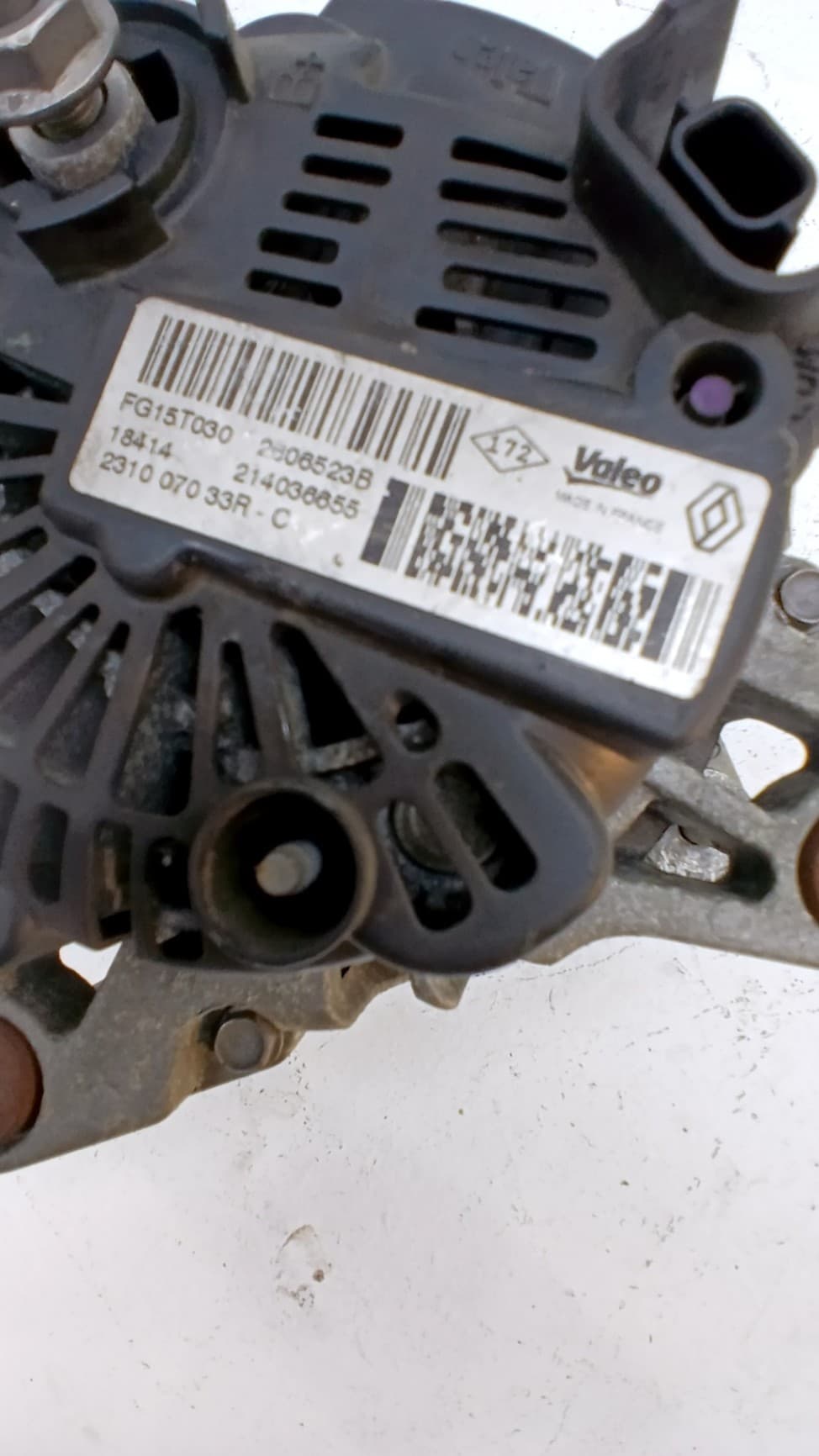 Alternador RENAULT GRAND SCENIC III (JZ0/1_) 2