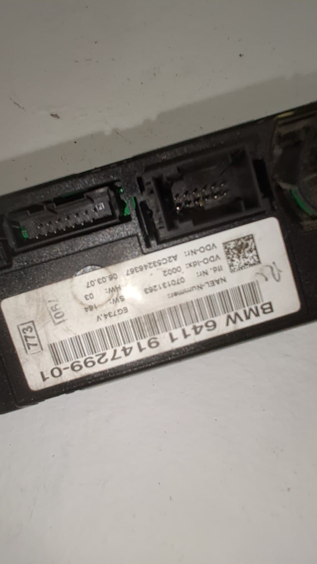 Mando climatizador BMW SERIE 1 BERLINA (E81/E87) 2