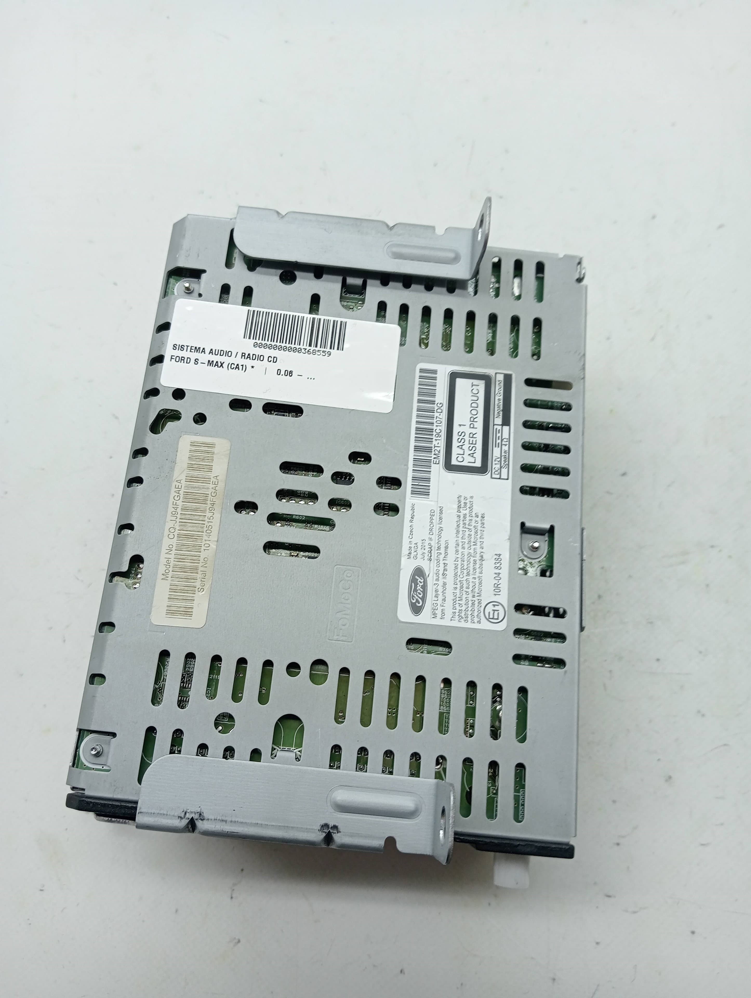 Sistema audio / radio cd FORD S-MAX (CA1)