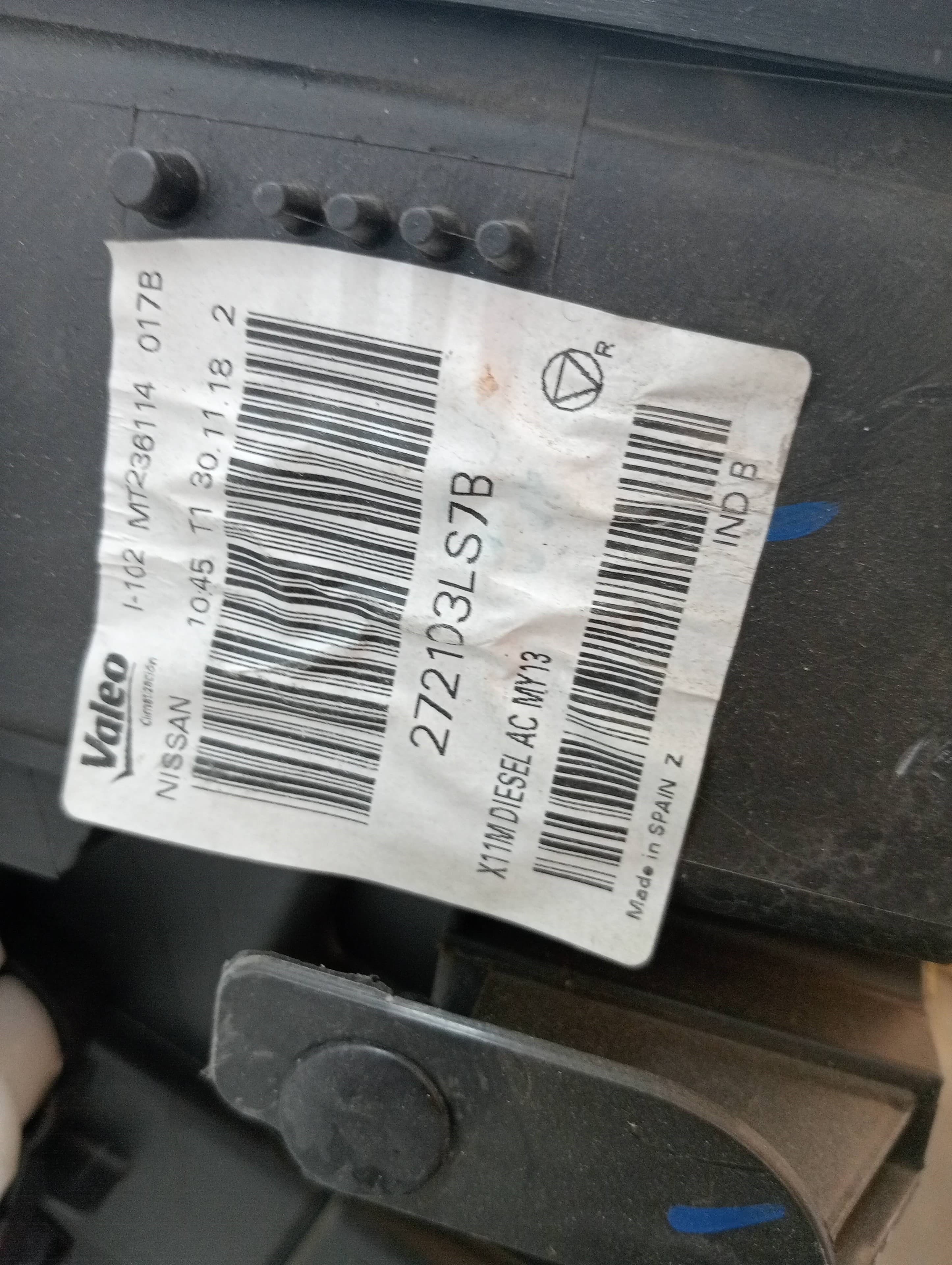 Mueble interior calefaccion NISSAN NV 200 (M20) 2