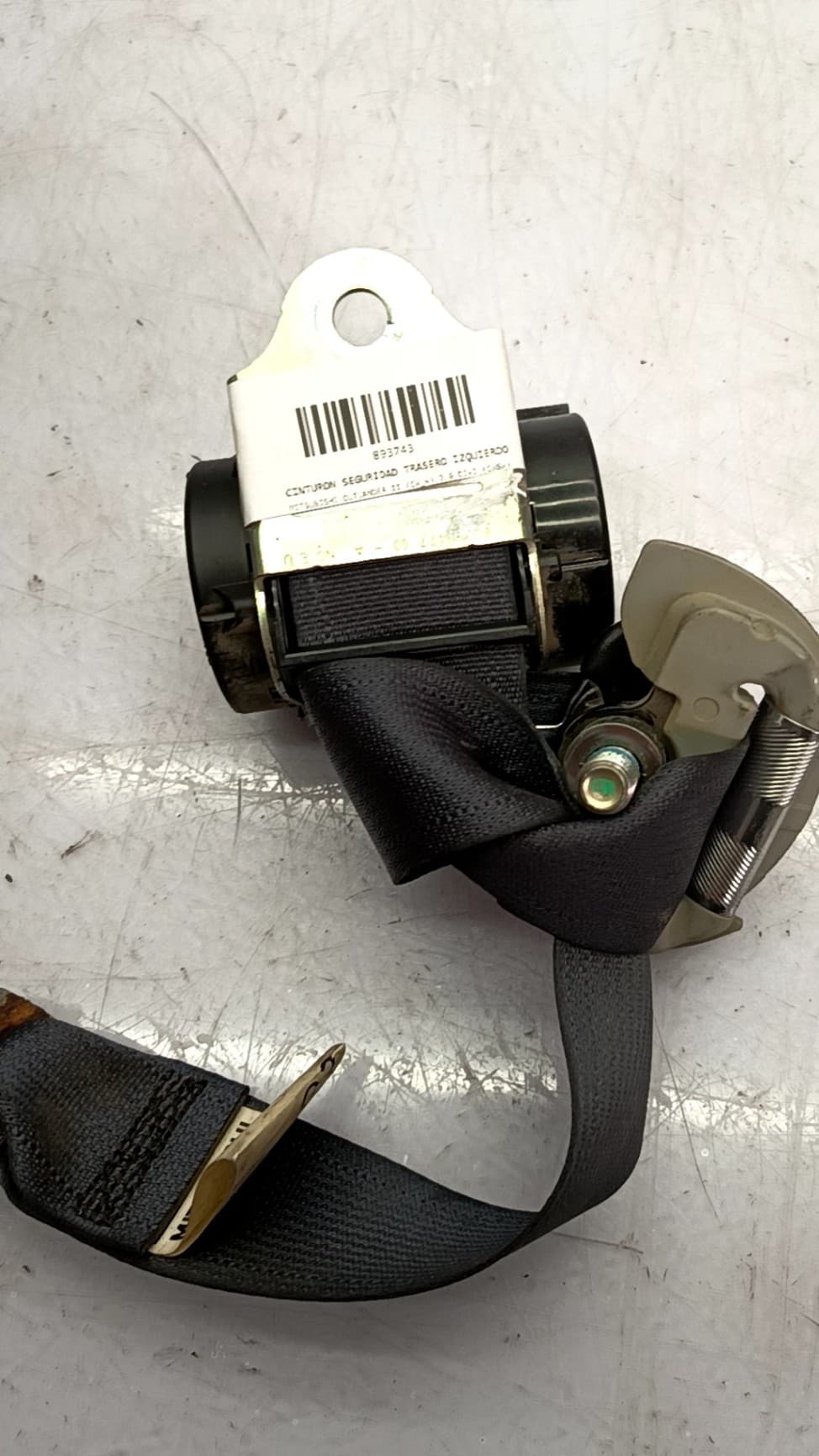 Cinturon seguridad trasero izquierdo MITSUBISHI OUTLANDER II (CW_W)