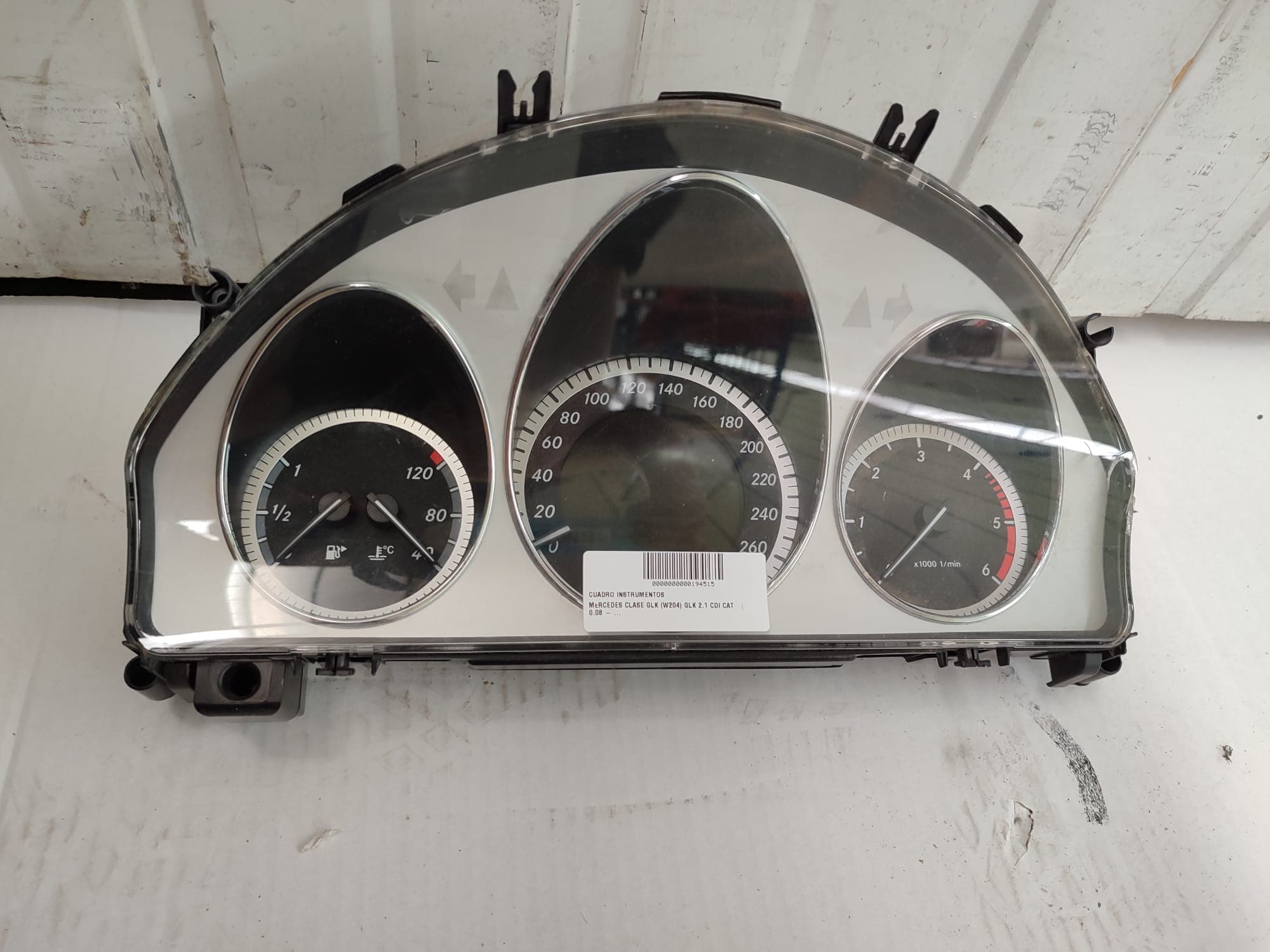 Cuadro instrumentos MERCEDES-BENZ CLASE GLK (W204) GLK
