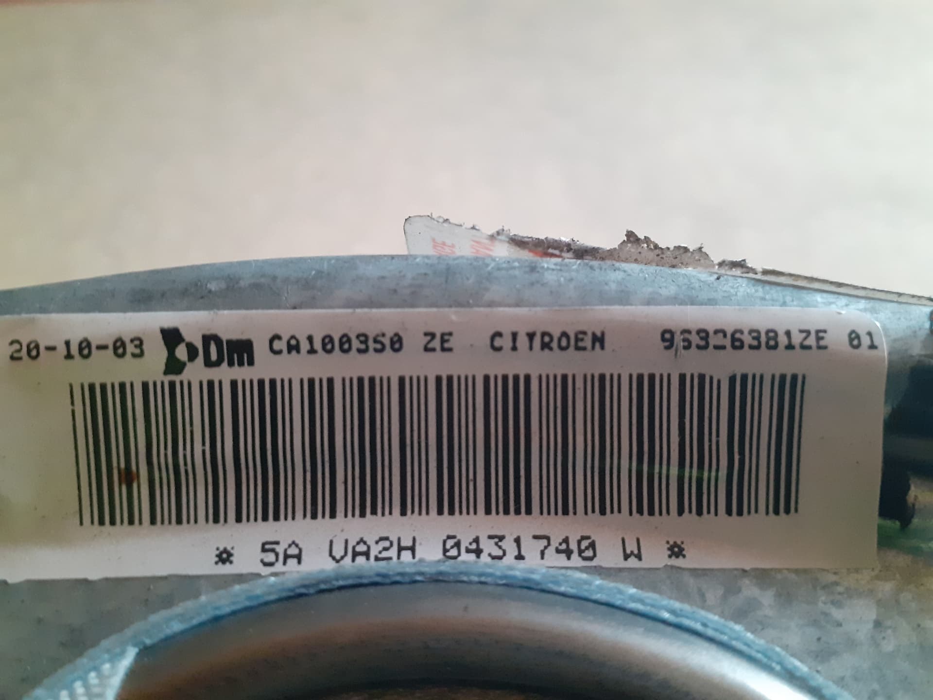 Airbag delantero izquierdo CITROEN C5 BERLINA 2