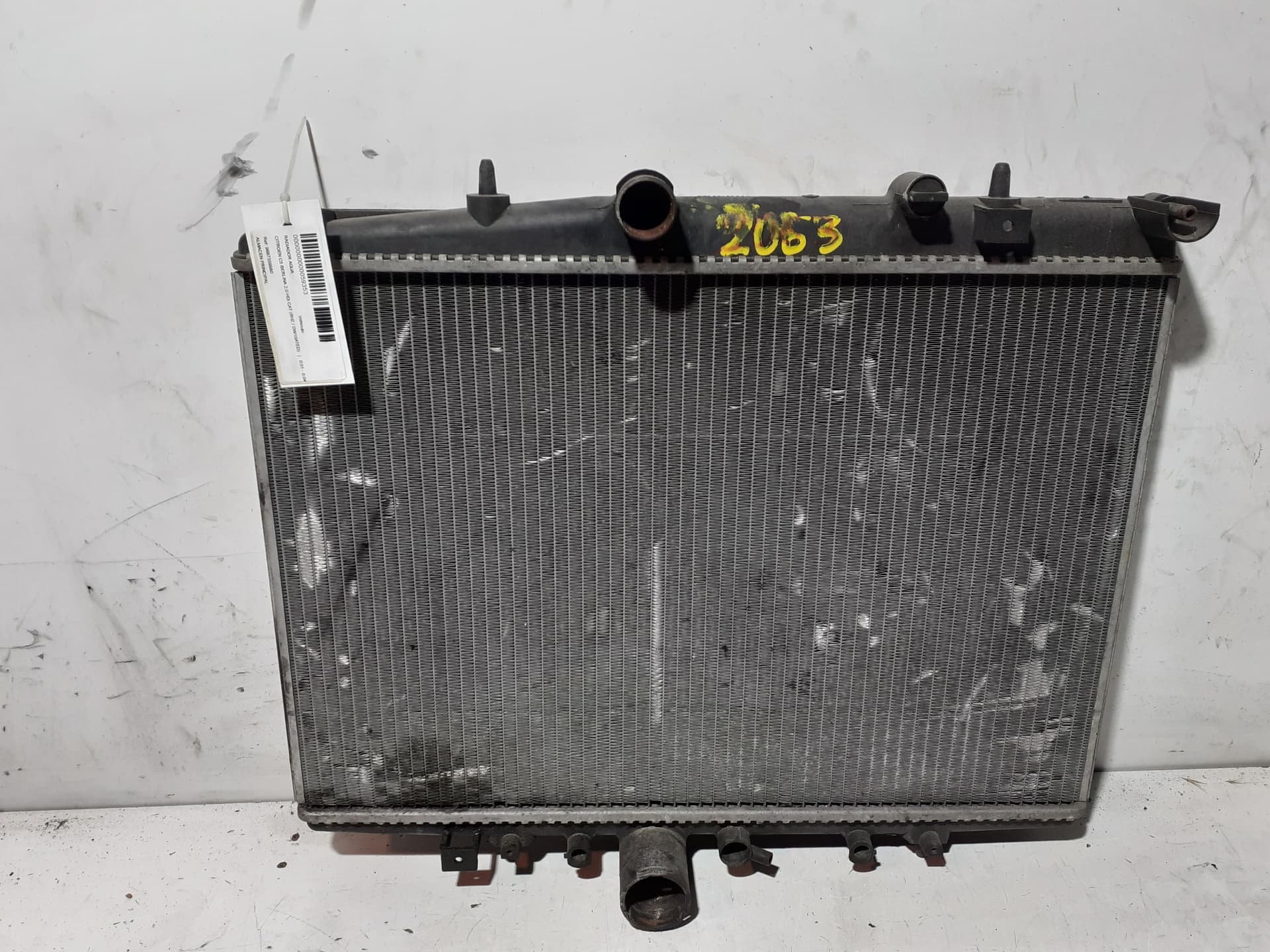 Radiador agua CITROEN C5 BERLINA