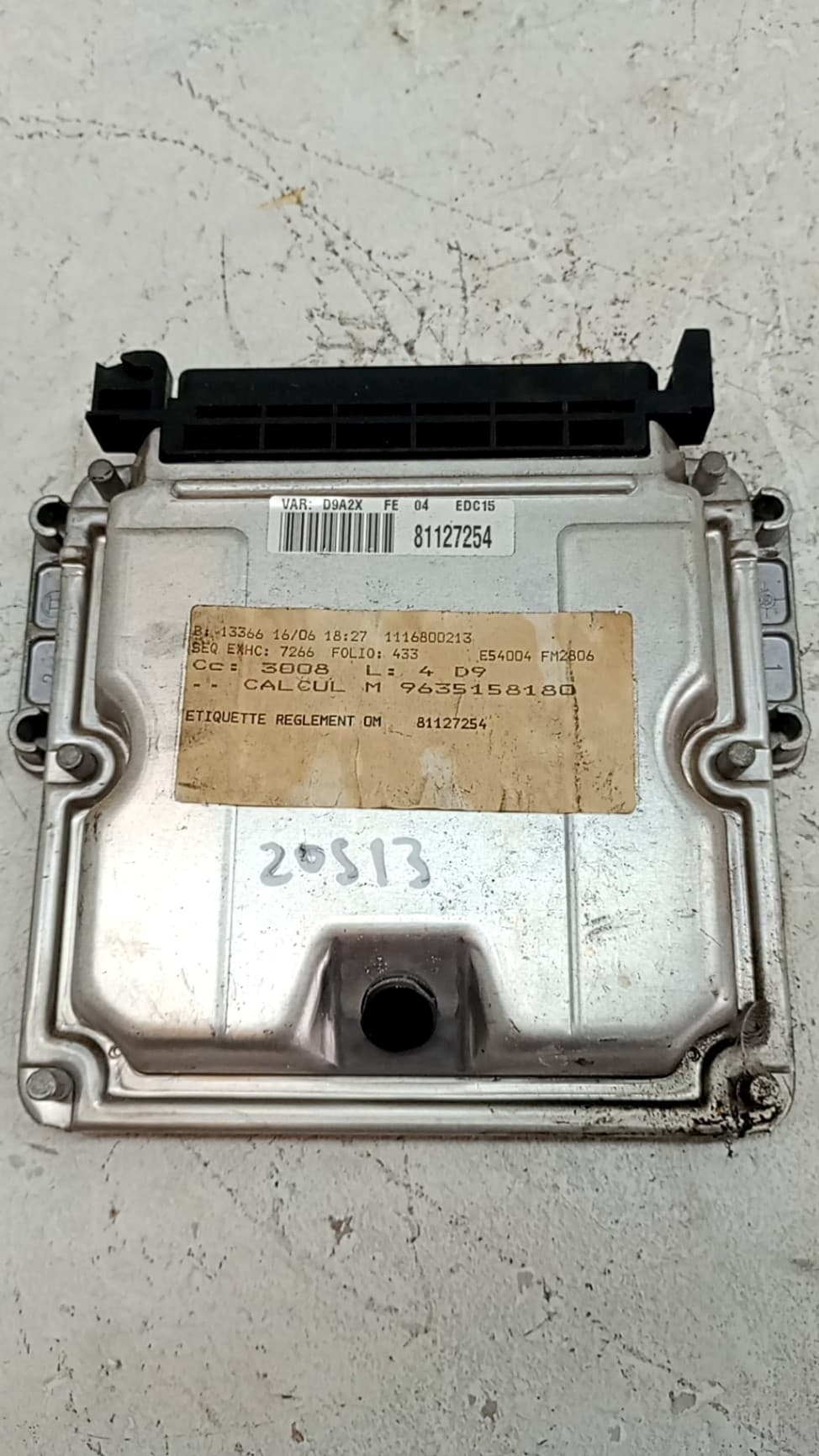 Centralita motor uce PEUGEOT 406 BERLINA (S1/S2) 3