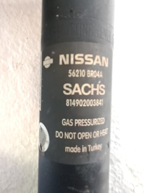 Amortiguador trasero derecho NISSAN QASHQAI (J10) 2