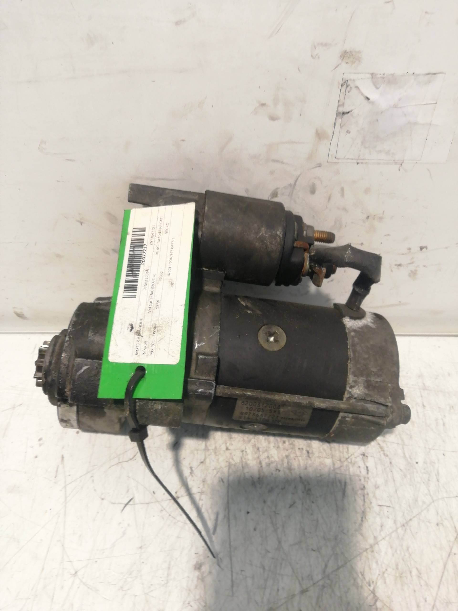 Motor arranque RENAULT VEL SATIS (BJ0)