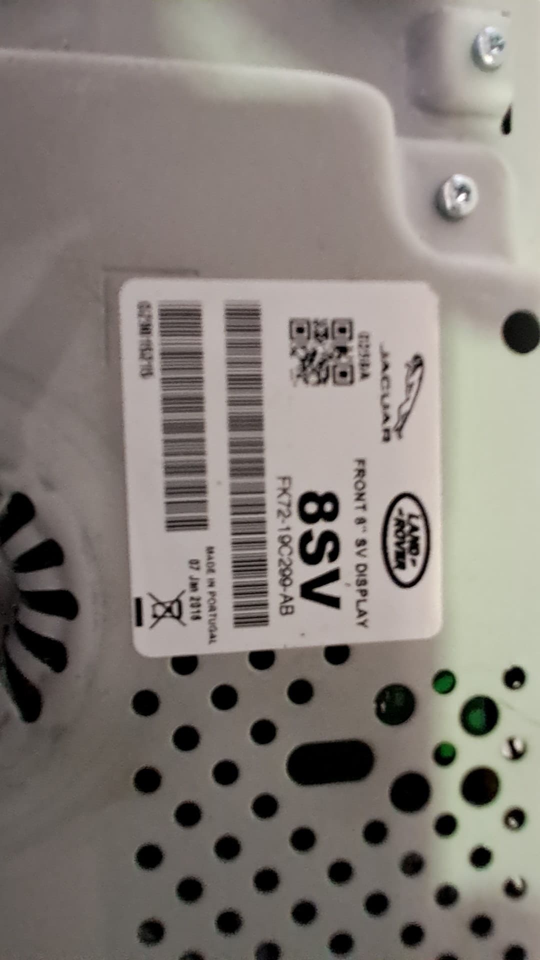 Pantalla multifuncion JAGUAR XF 2