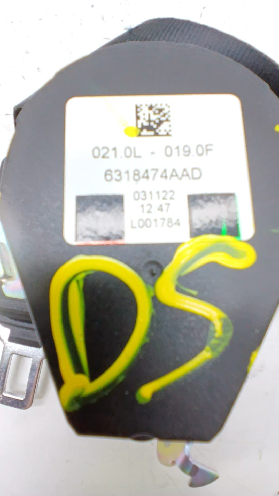 Cinturon seguridad trasero central CITROEN C3 2