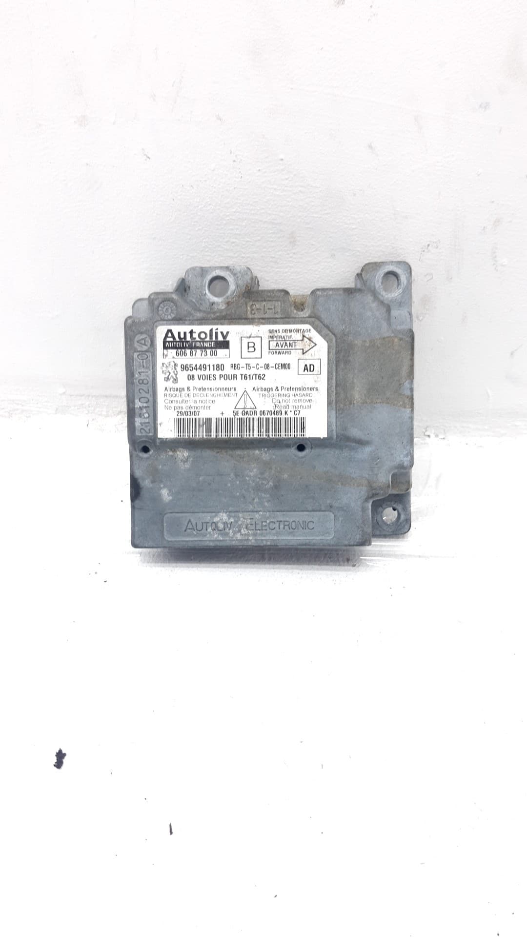 Centralita airbag PEUGEOT 307 (S1)
