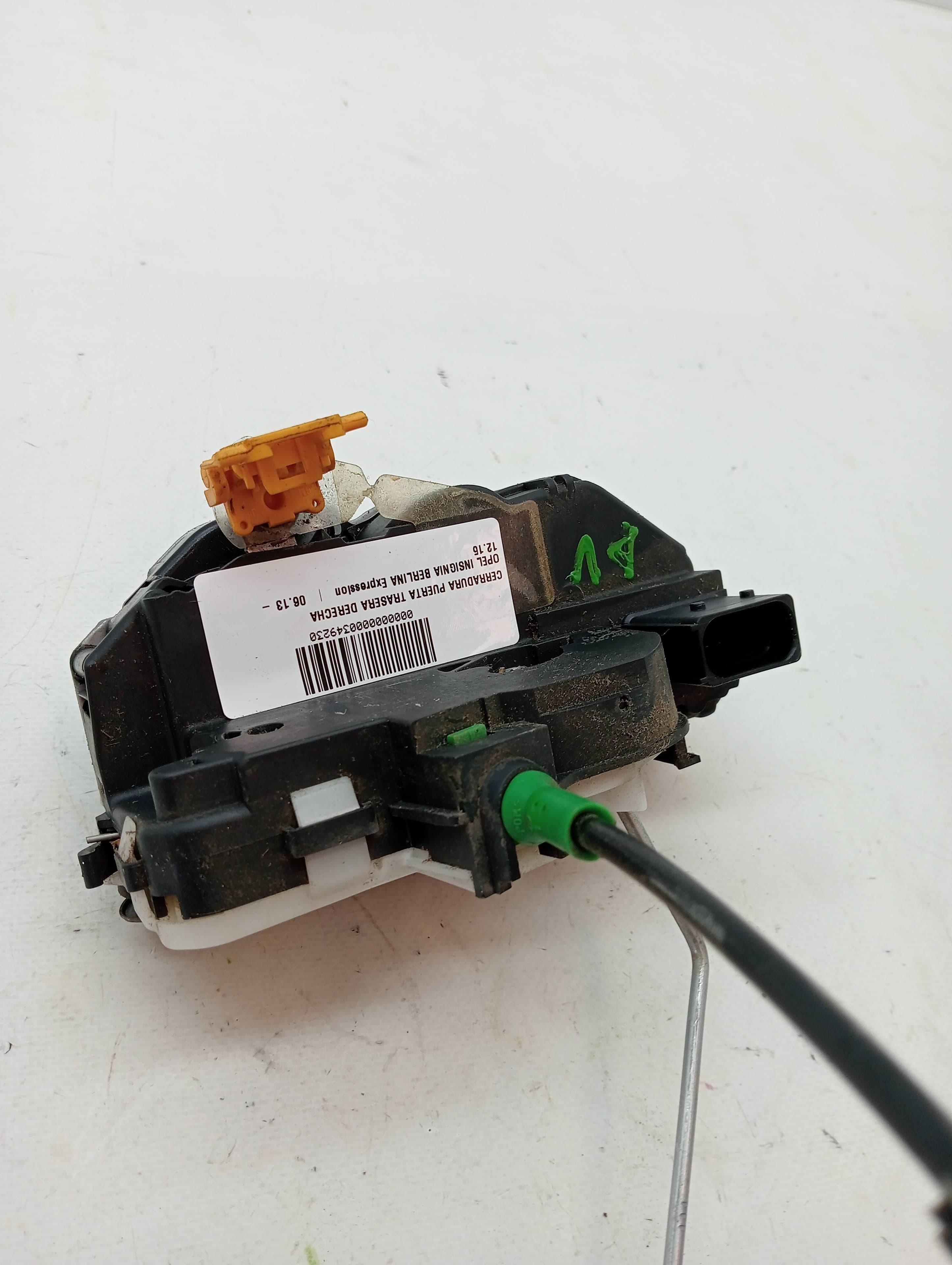Cerradura puerta trasera derecha OPEL INSIGNIA BERLINA
