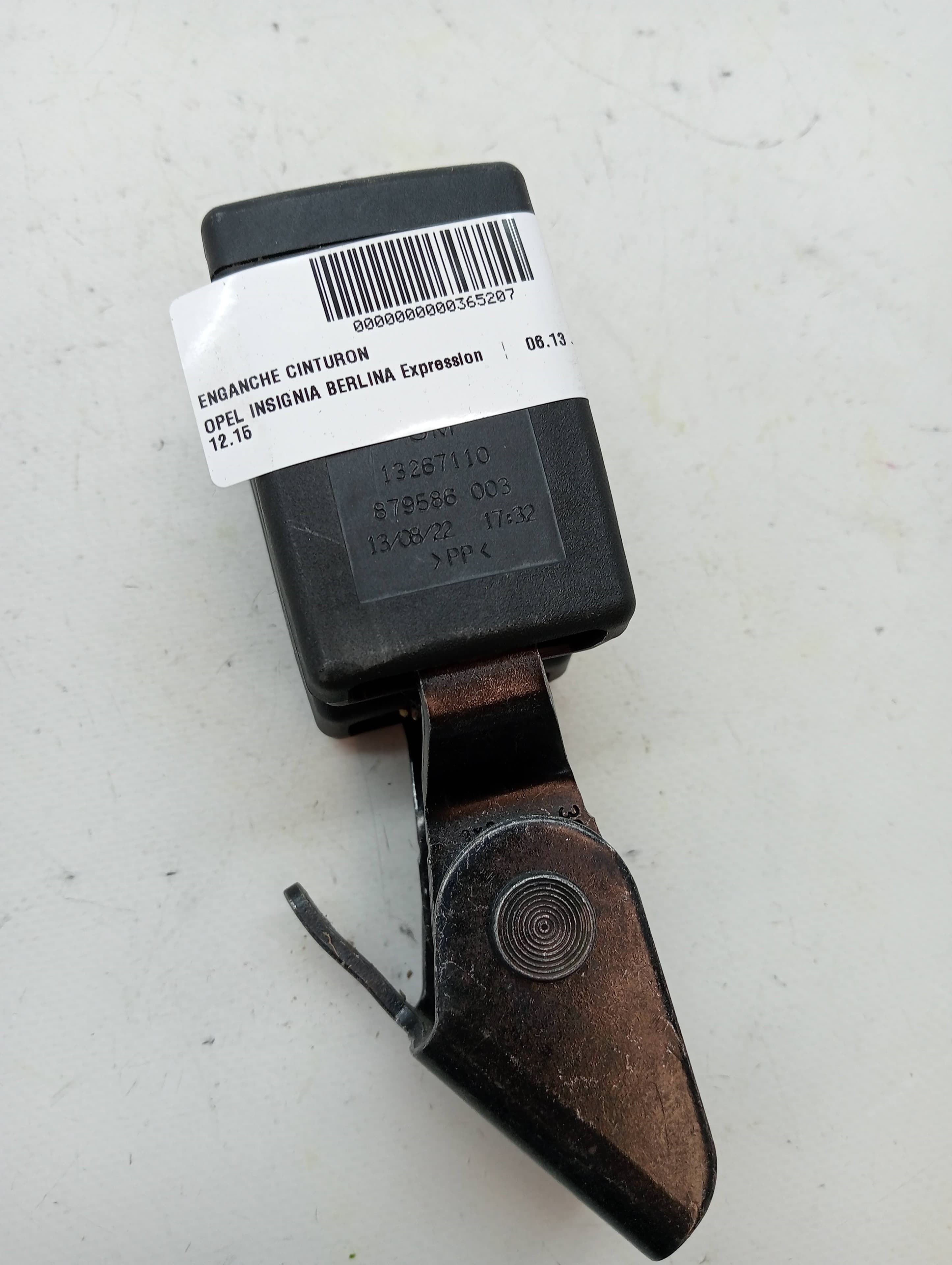 Enganche cinturon OPEL INSIGNIA BERLINA