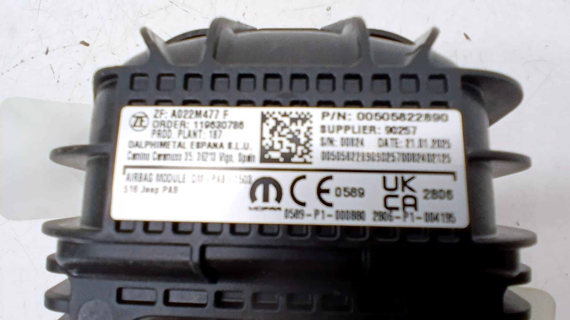 Airbag delantero derecho JEEP AVENGER 2