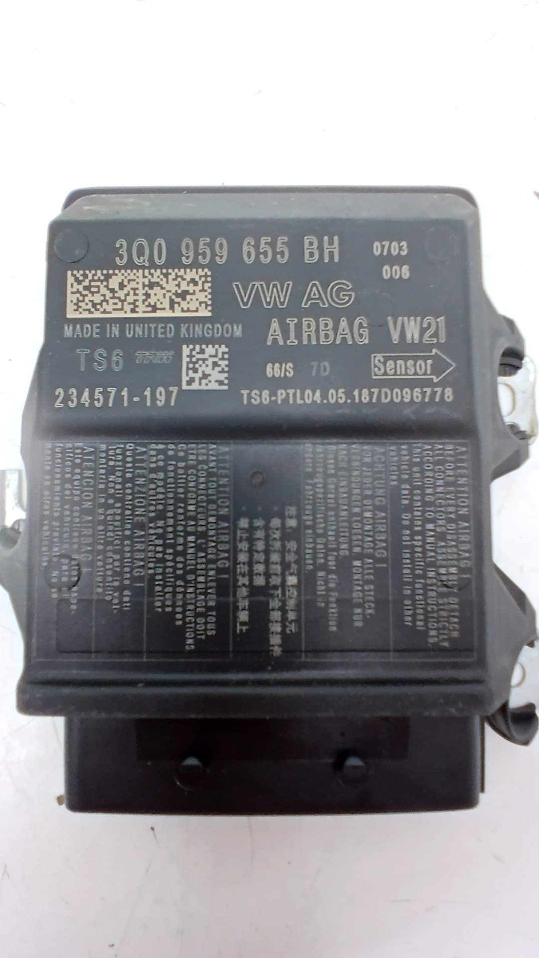 Centralita airbag SEAT LEON ST (5F8) 3