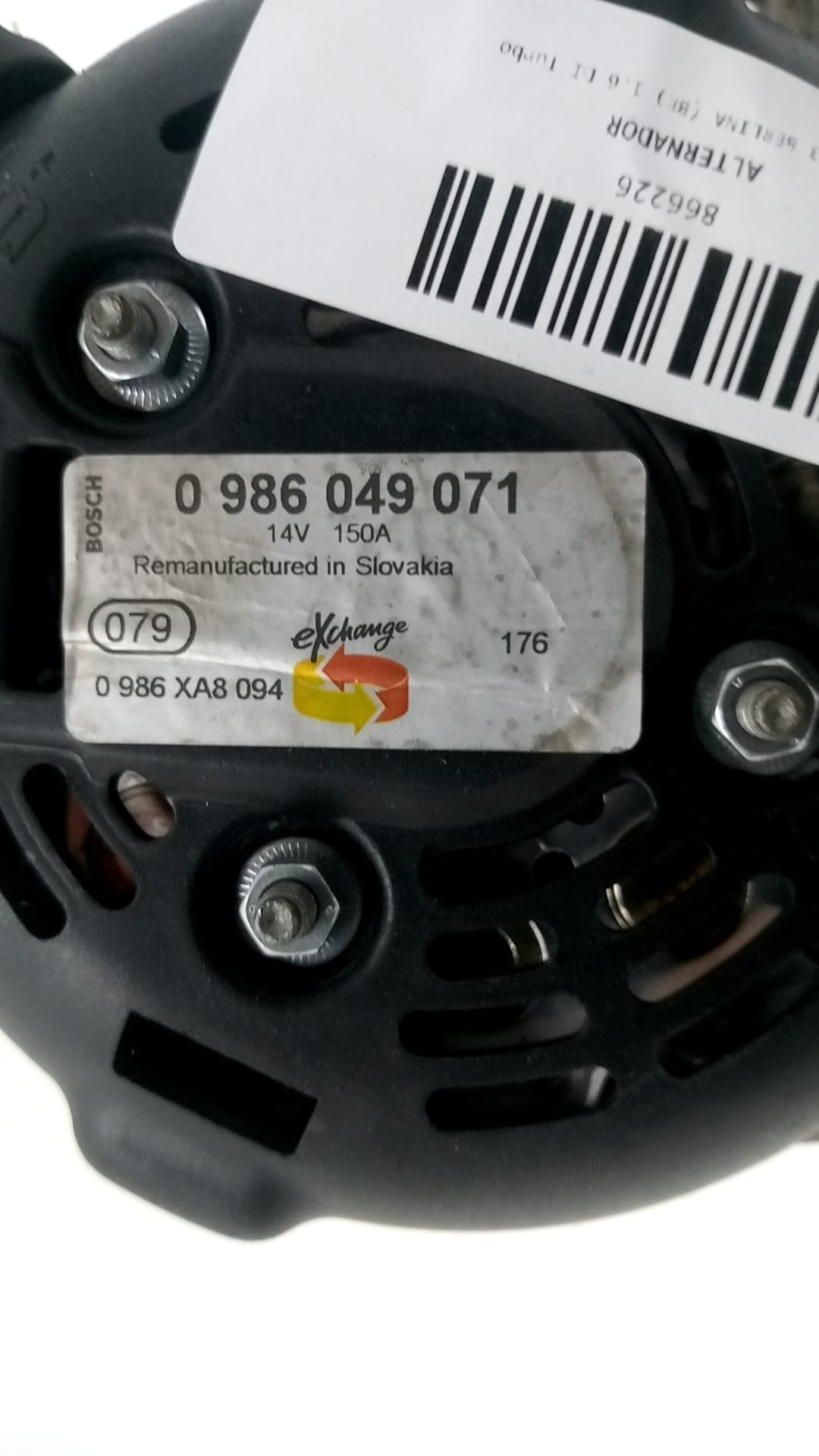 Alternador MAZDA 3 BERLINA (BK) 2