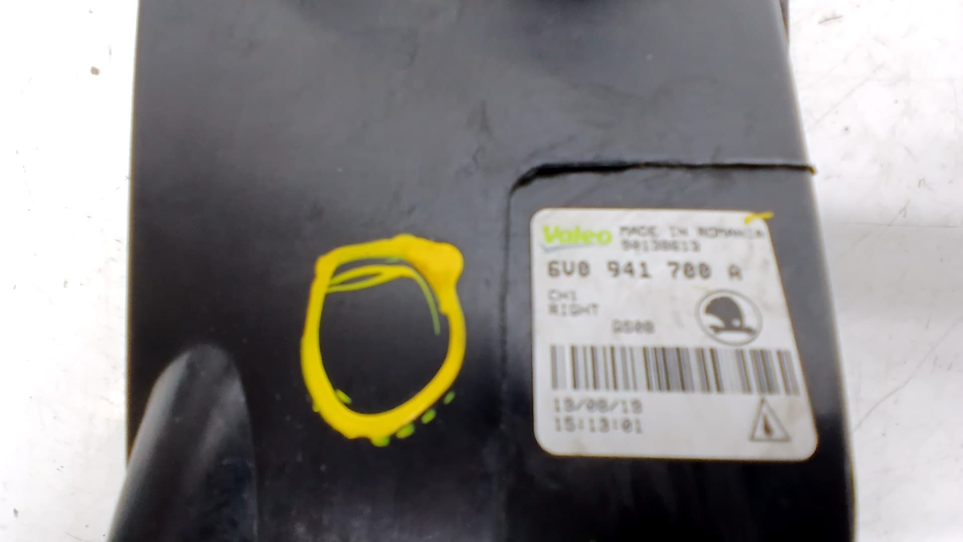 Faro antiniebla derecho SKODA FABIA (6Y2/6Y3) 2