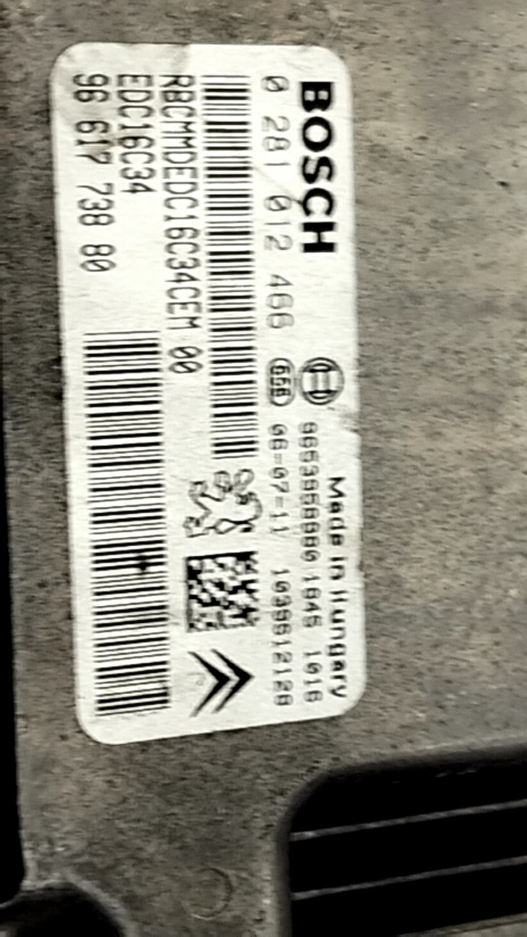 Centralita motor uce CITROEN C4 PICASSO 3