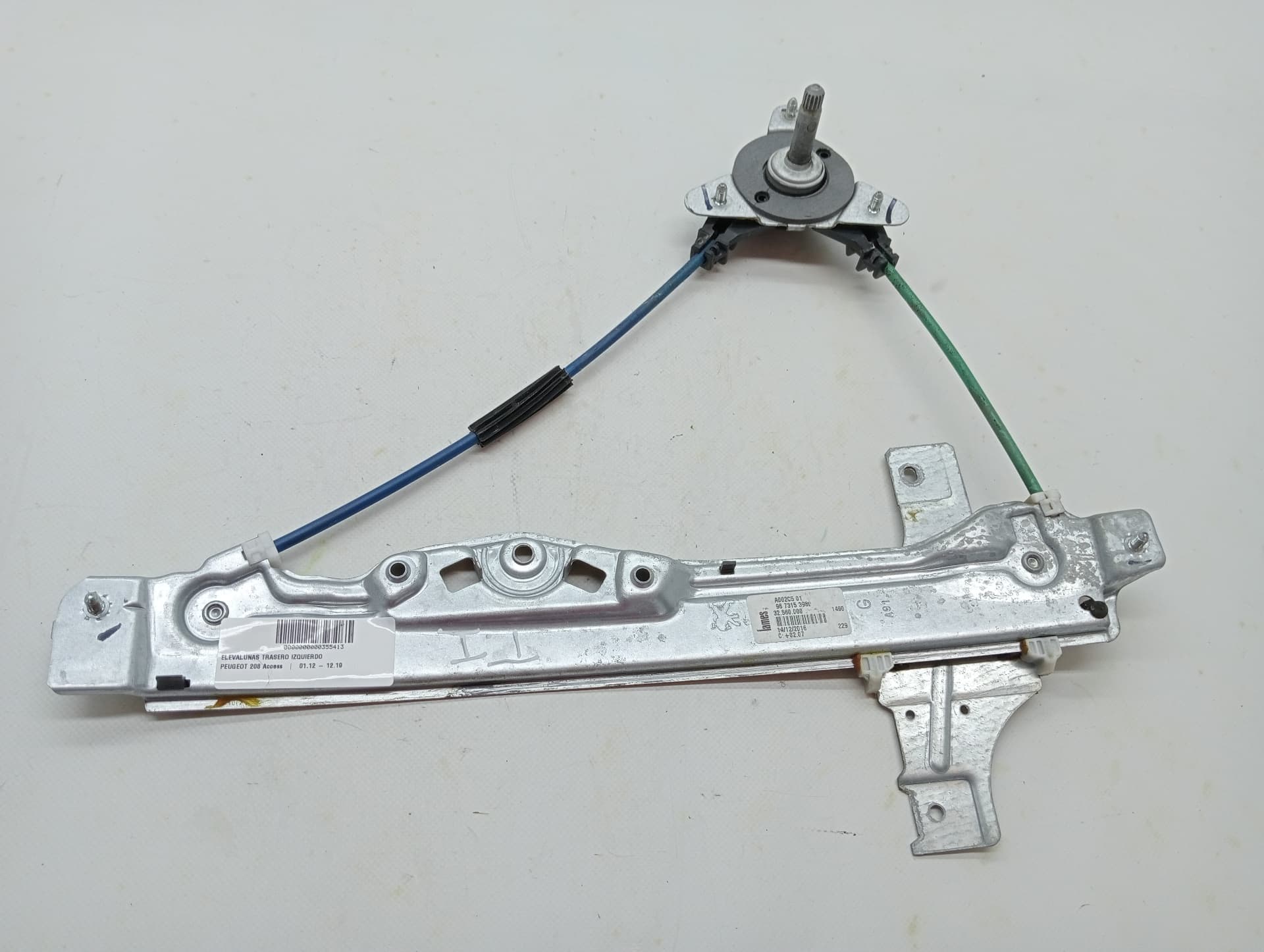 Elevalunas trasero izquierdo PEUGEOT 208