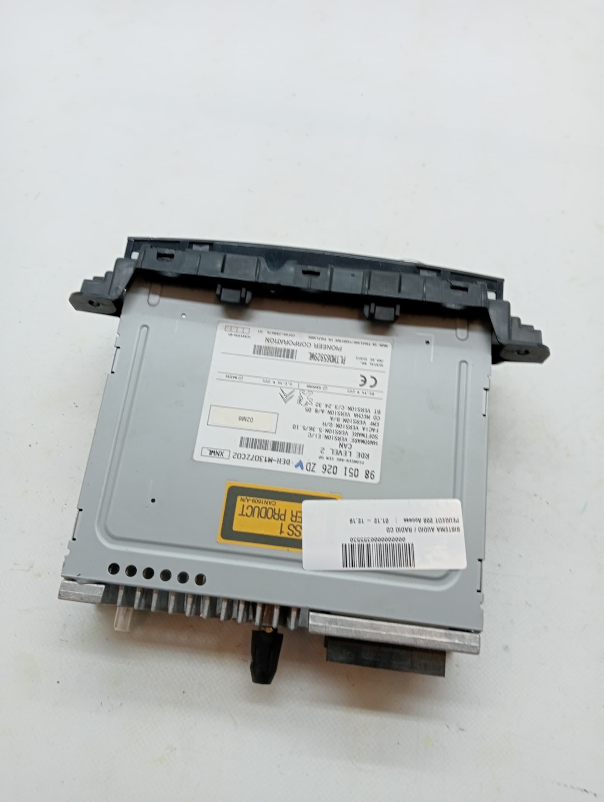 Sistema audio / radio cd PEUGEOT 208