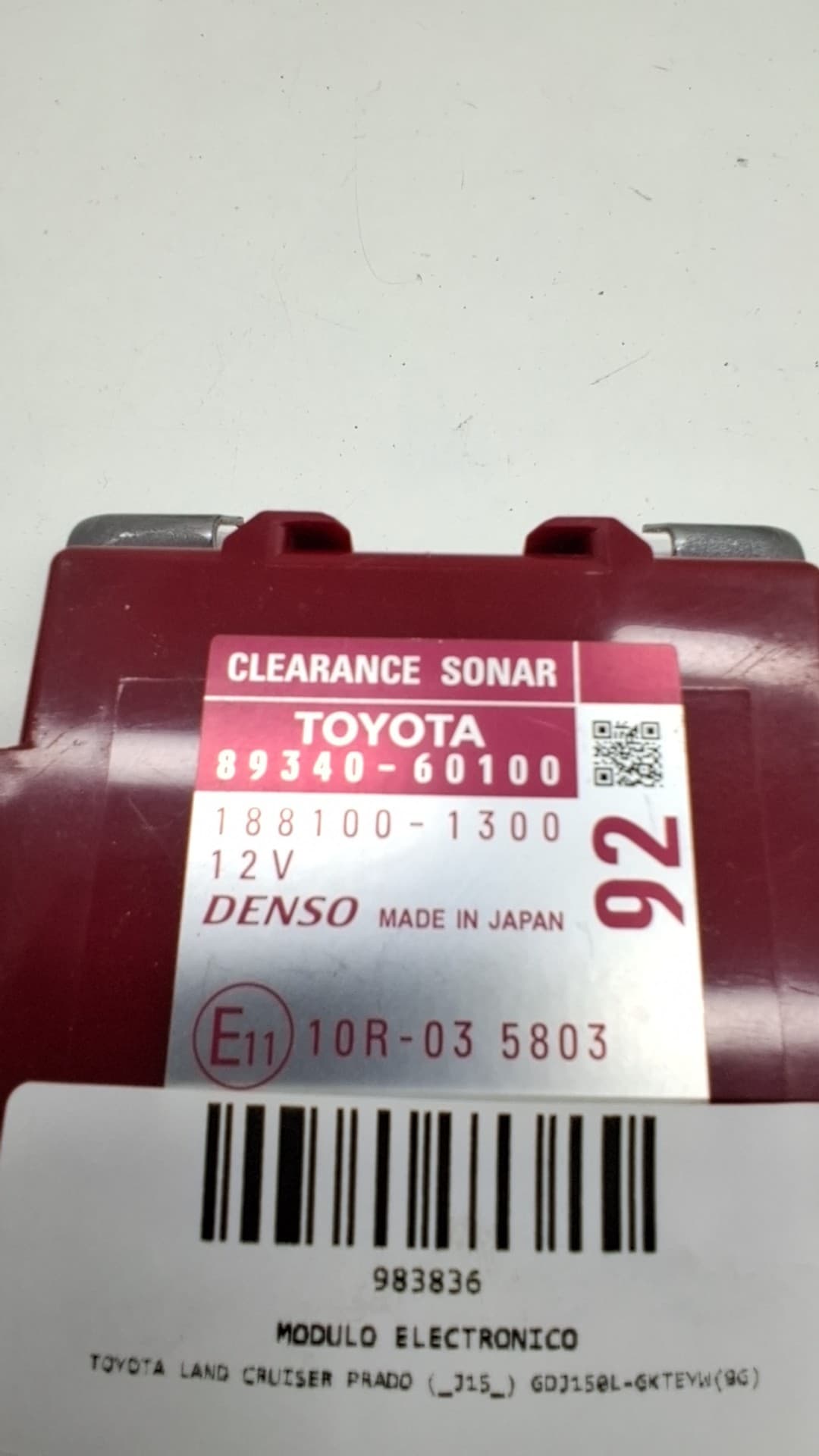 Modulo electronico TOYOTA LAND CRUISER PRADO (_J15_) 3